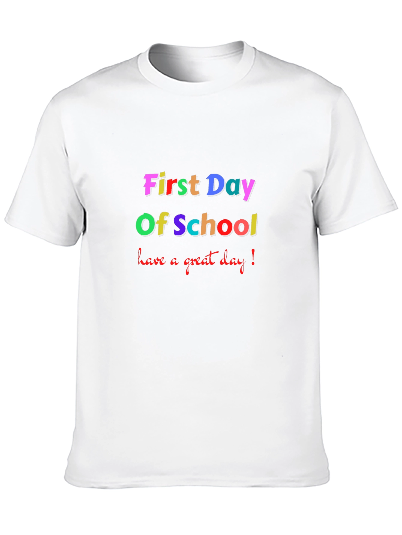 First Day of School Graphic T-Shirt