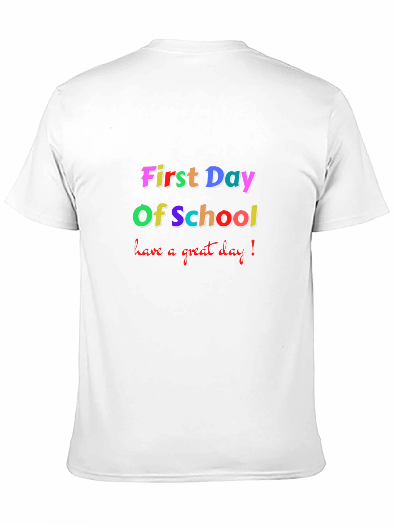 First Day of School Graphic T-Shirt