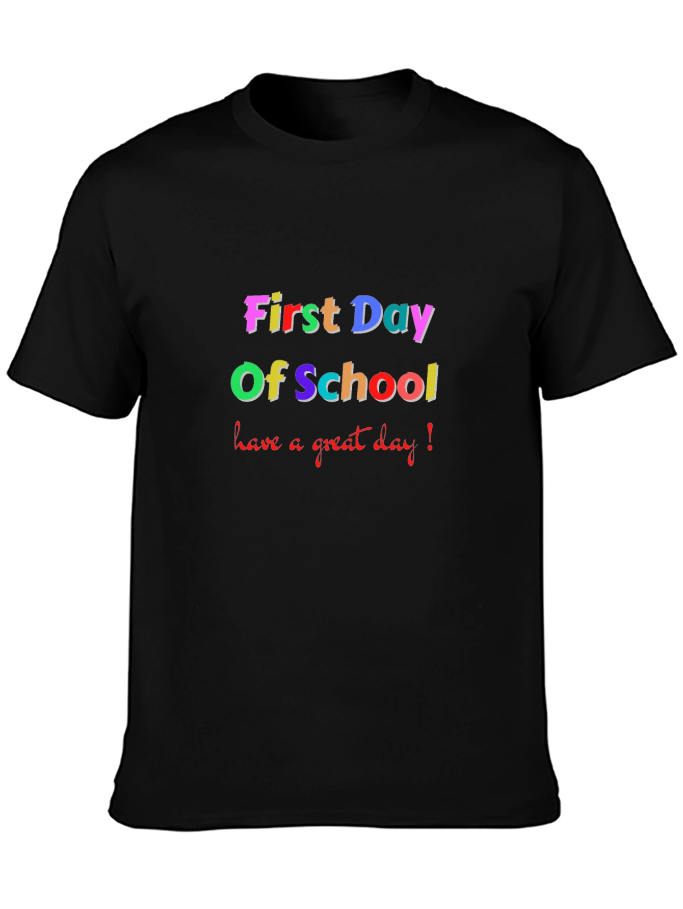 First Day of School Graphic T-Shirt