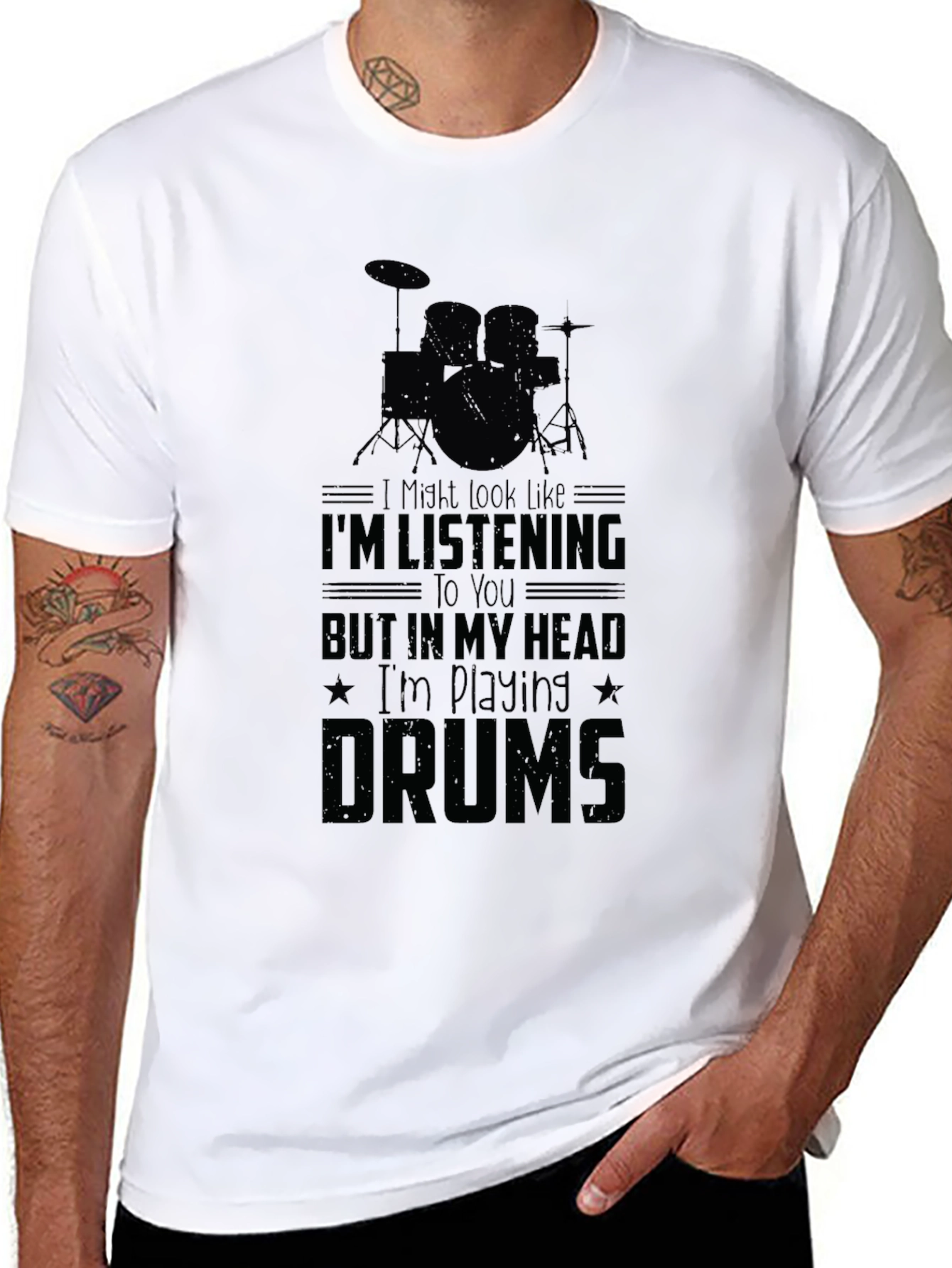 Drummer T-Shirt - Im Playing Drums!