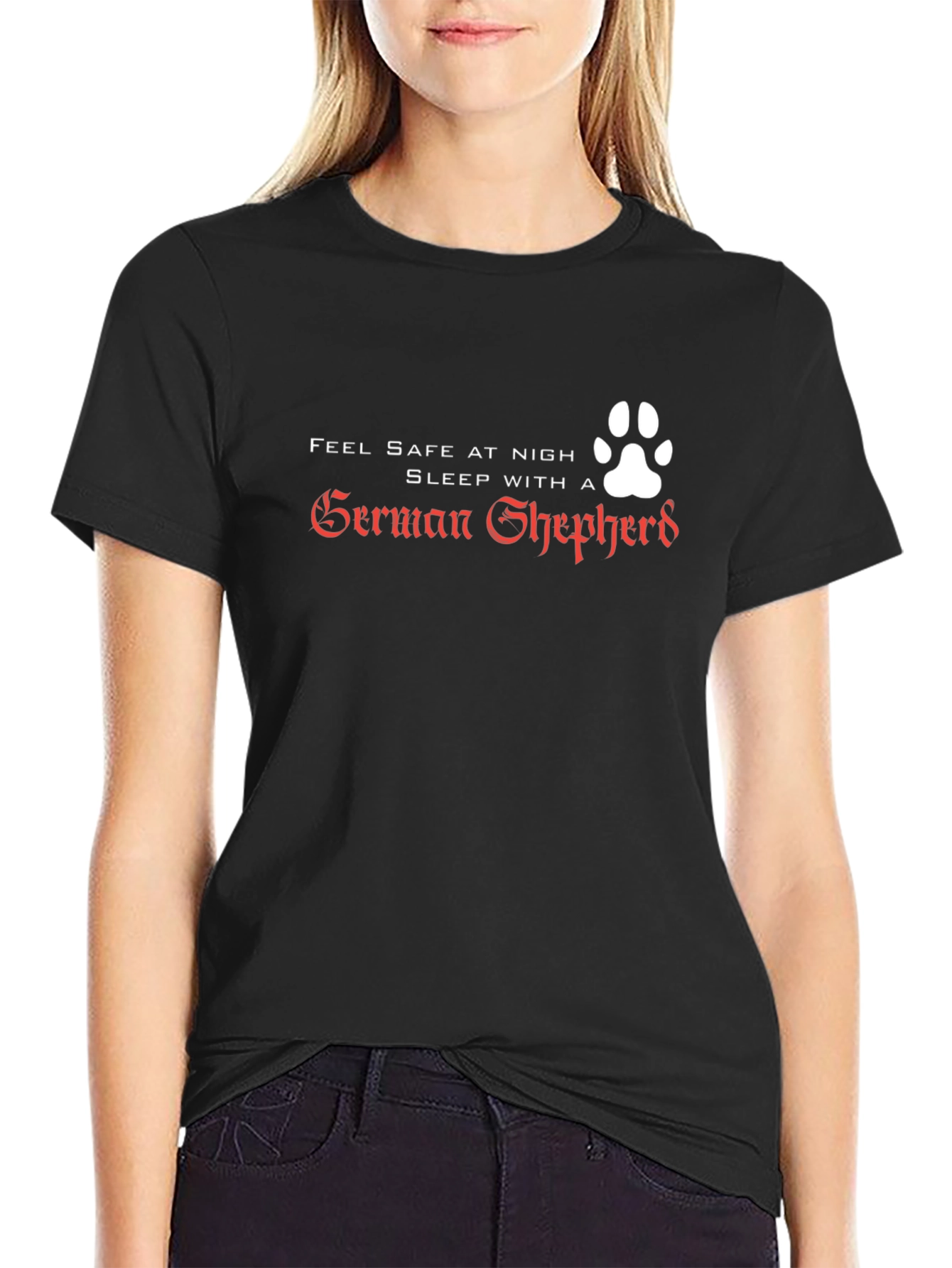 German Shepherd Sleep Safe T-Shirt