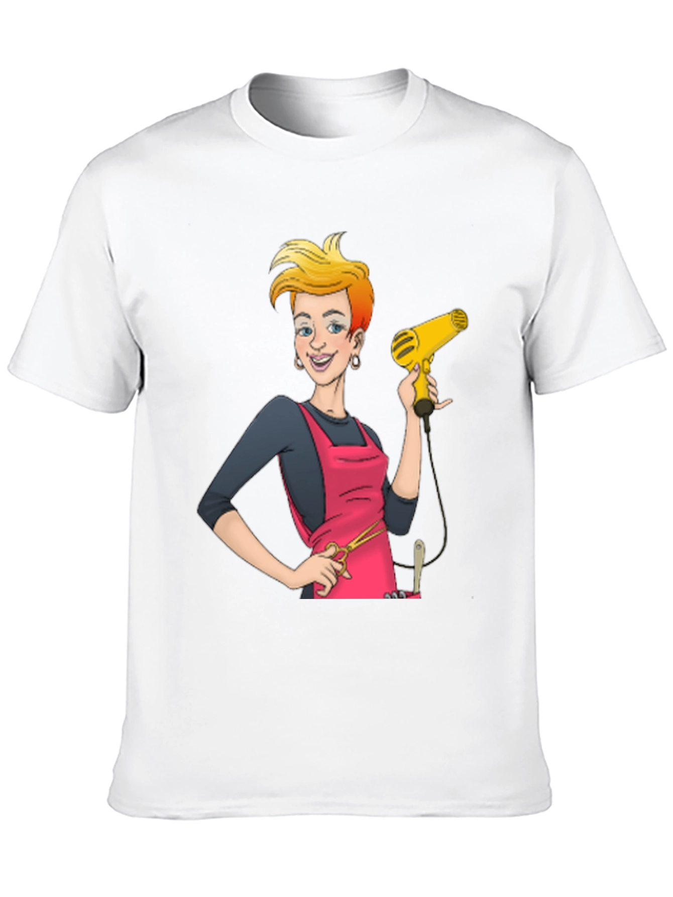 Hairdresser Cartoon T-Shirt