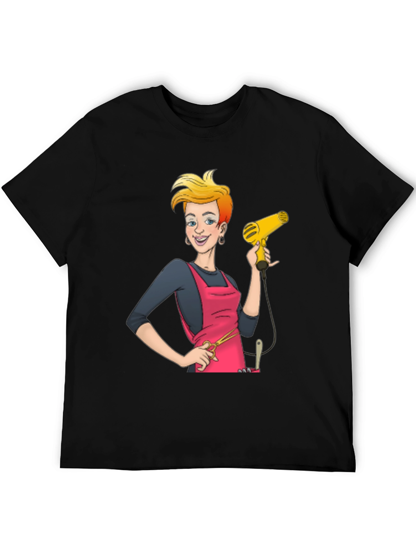 Hairdresser Cartoon T-Shirt