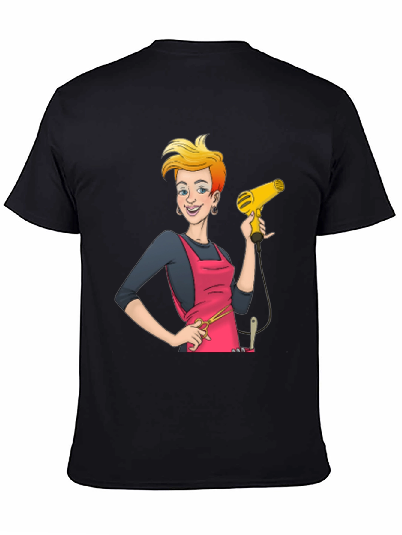 Hairdresser Cartoon T-Shirt