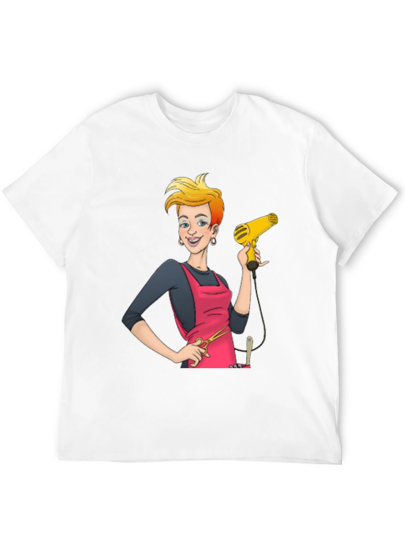 Hairdresser Cartoon T-Shirt