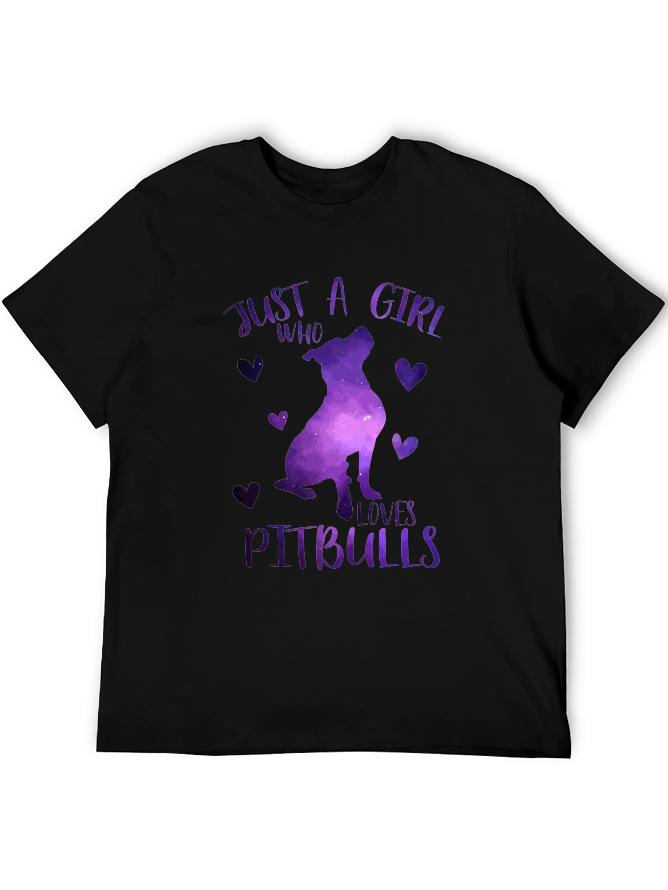 Just A Girl Who Loves Pitbulls T-Shirt