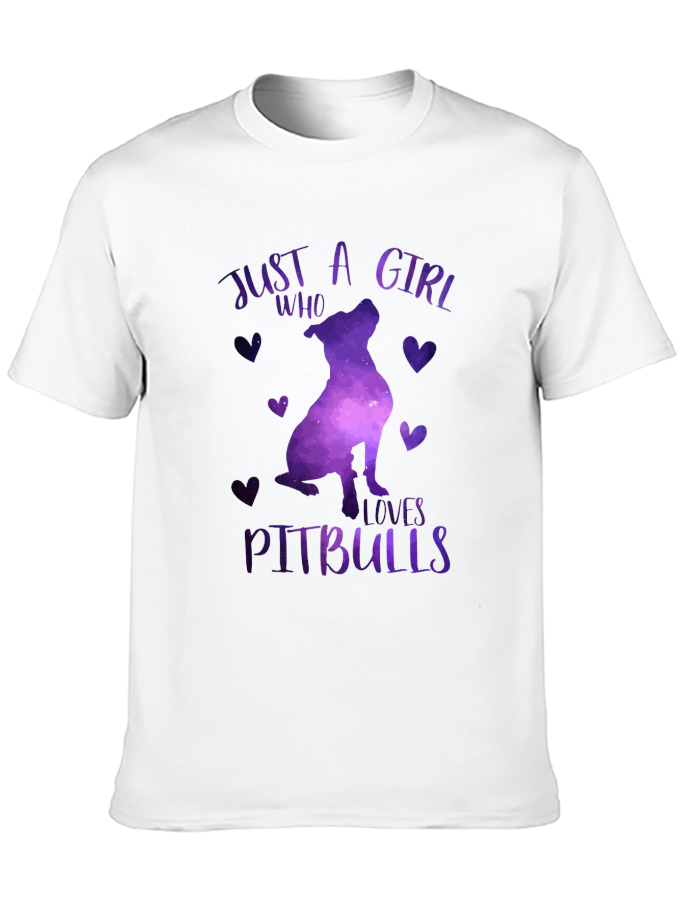 Just A Girl Who Loves Pitbulls T-Shirt