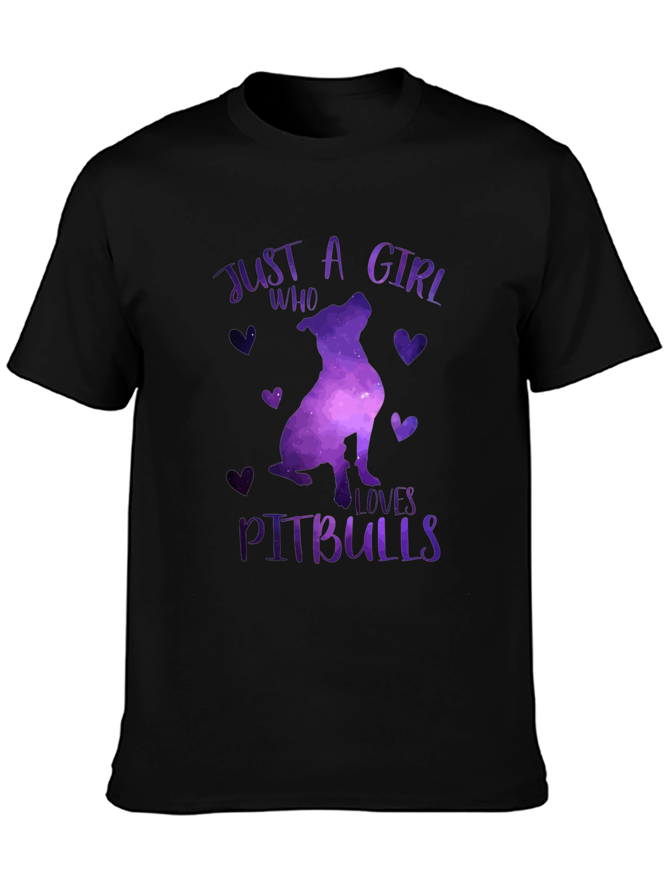 Just A Girl Who Loves Pitbulls T-Shirt