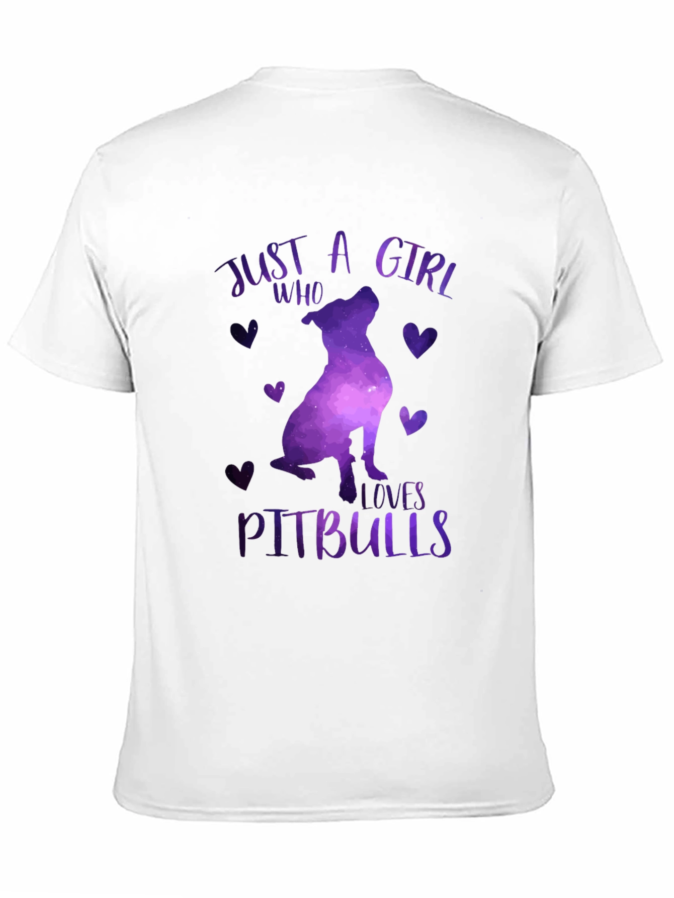 Just A Girl Who Loves Pitbulls T-Shirt