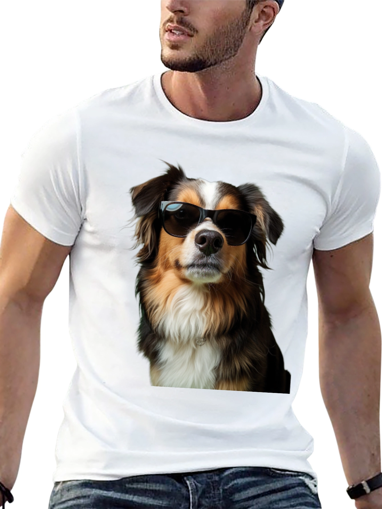 Cool Dog T-Shirt - Stylish Canine Graphic Tee
