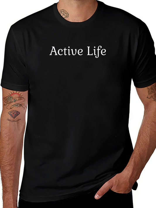 Active Life Black T-Shirt