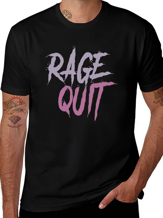 Rage Quit Graphic Tee - Gamer Style Shirt