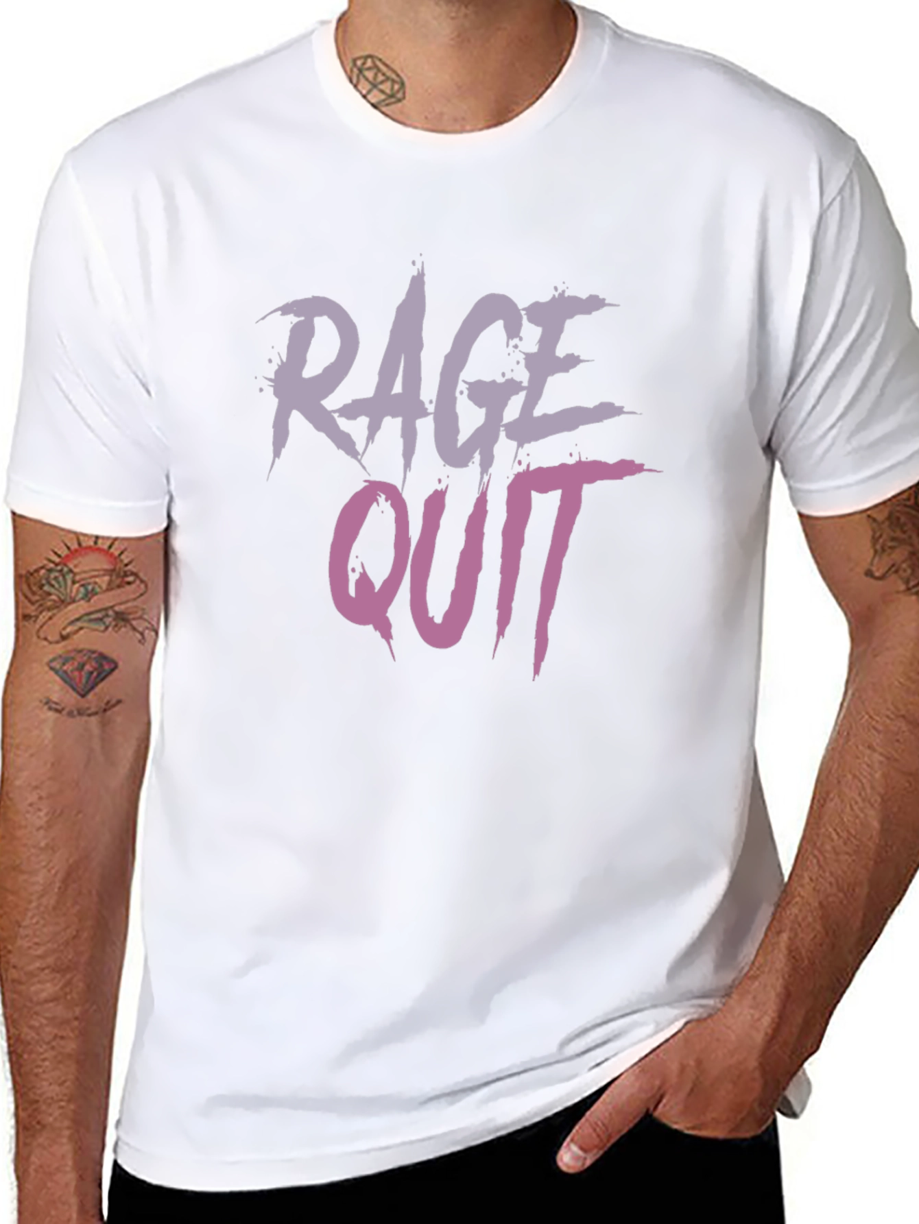 Rage Quit Graphic Tee - Gamer Style Shirt