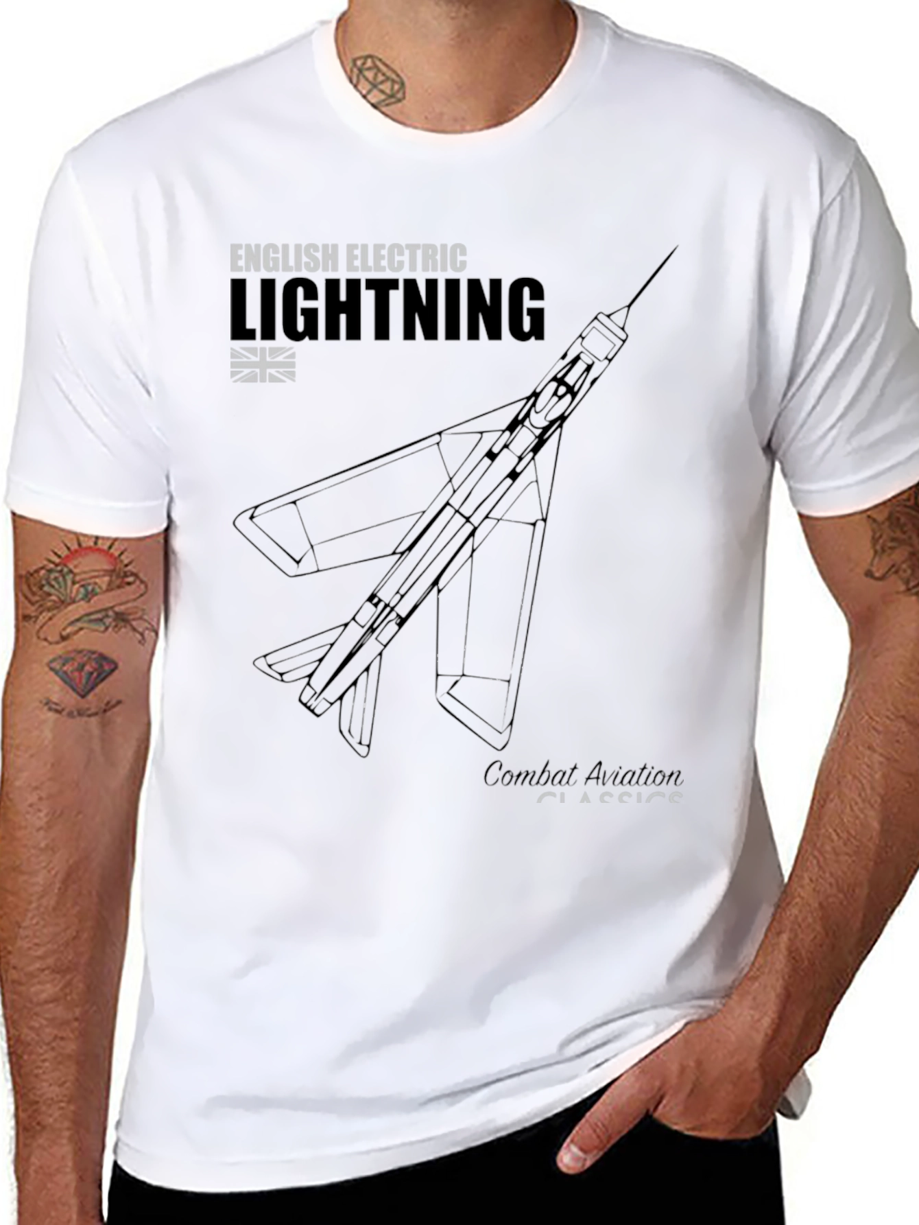 English Electric Lightning T-Shirt - Combat Aviation Classics