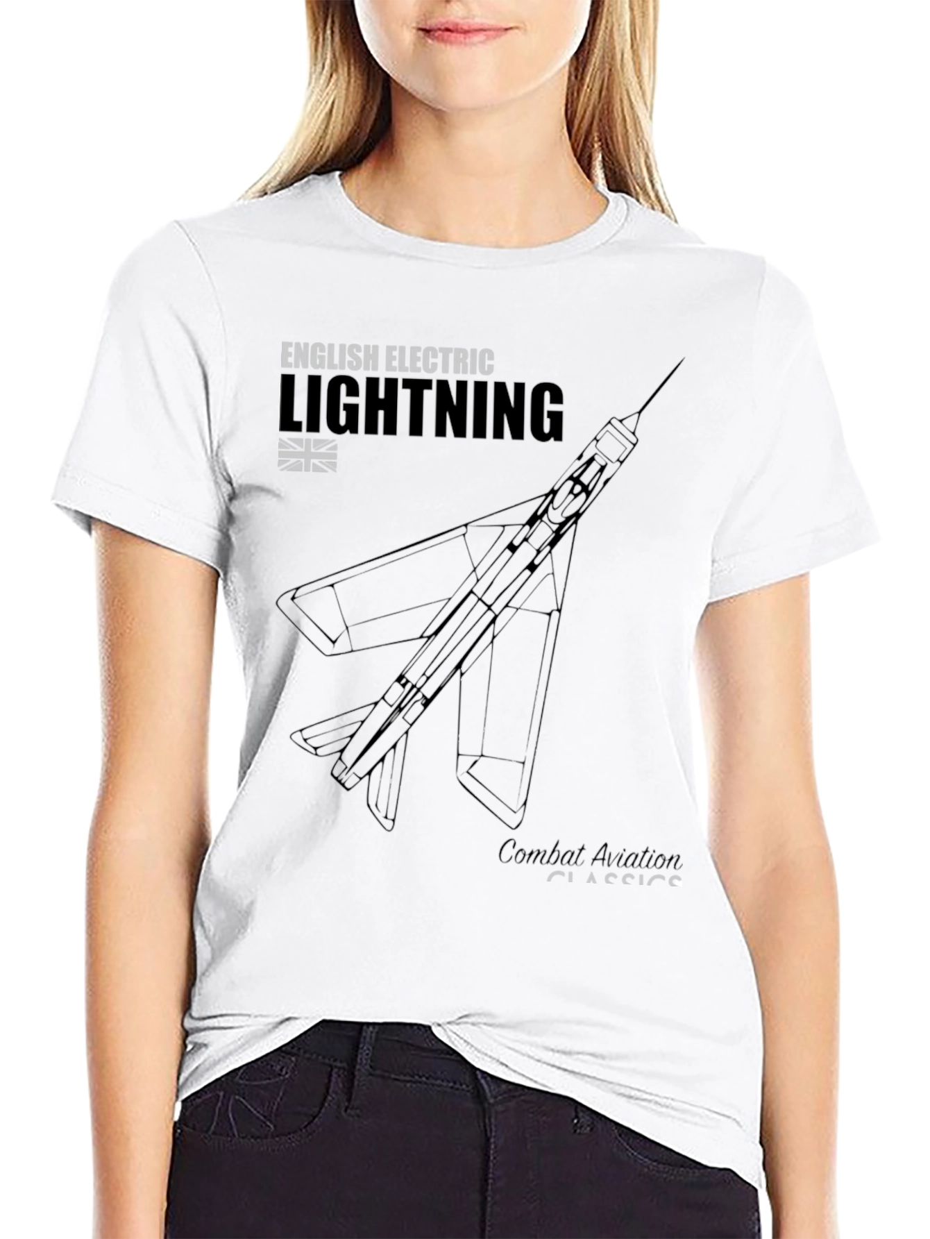 English Electric Lightning T-Shirt - Combat Aviation Classics