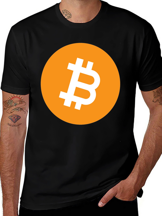 Bitcoin Logo T-Shirt - Cryptocurrency Style