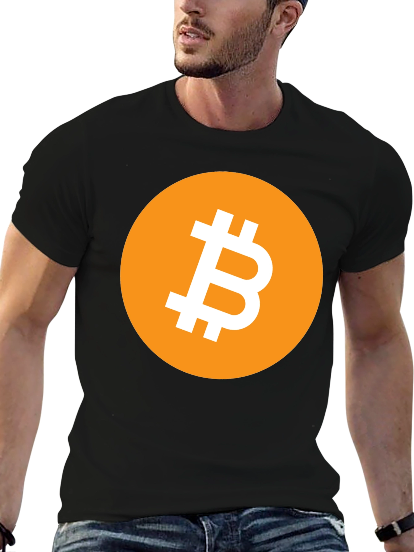 Bitcoin Logo T-Shirt - Cryptocurrency Style