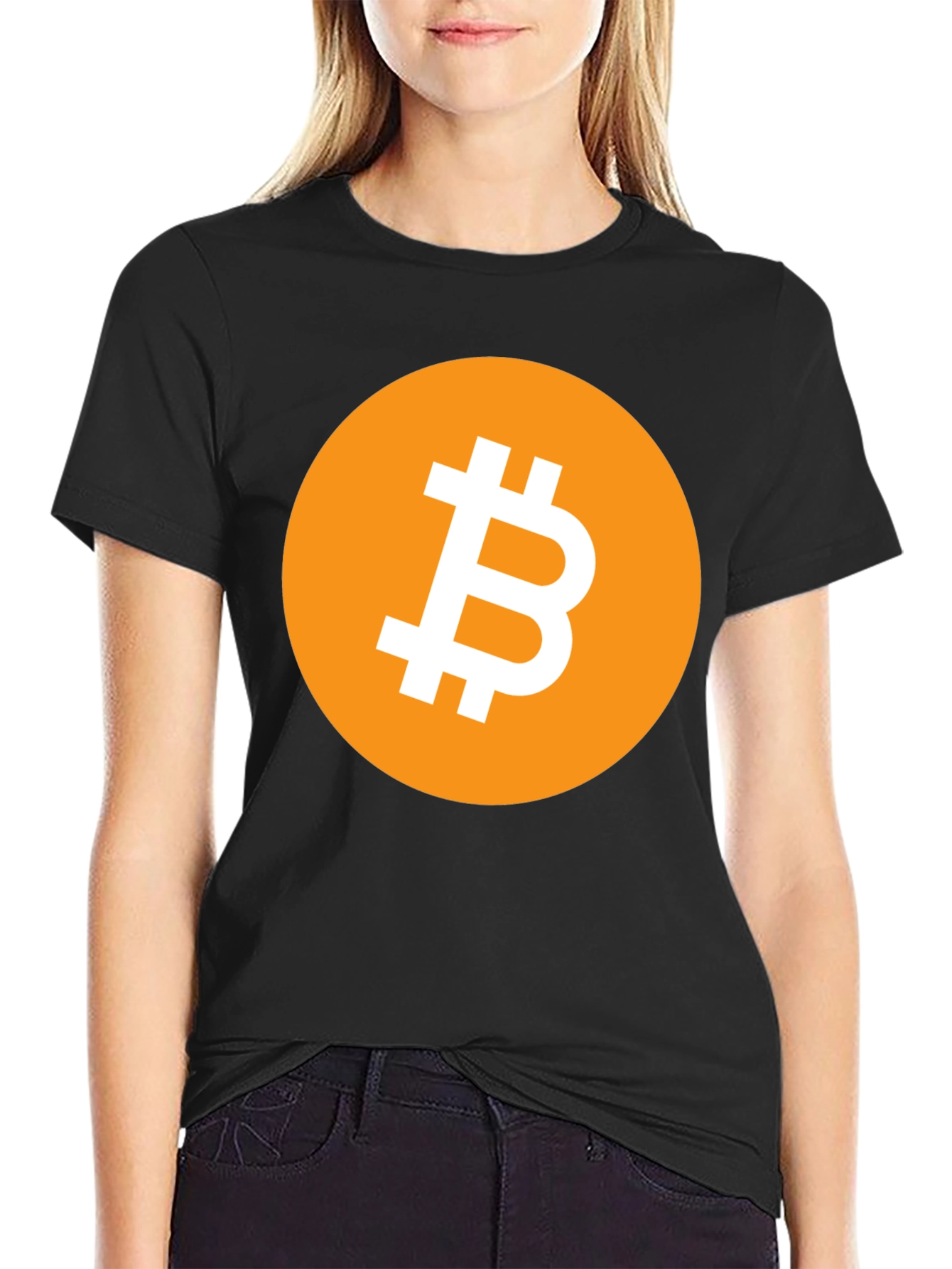 Bitcoin Logo T-Shirt - Cryptocurrency Style