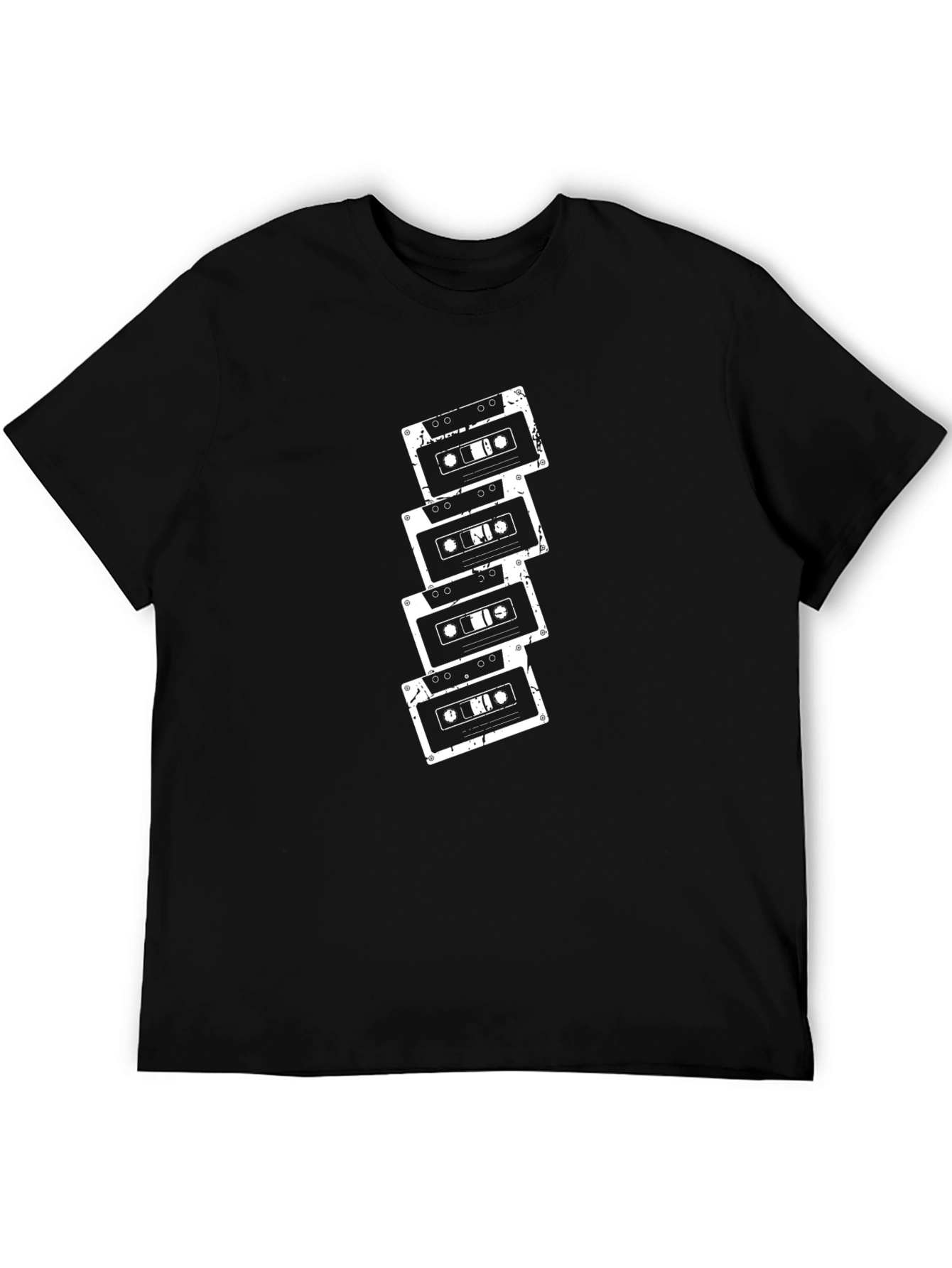 Retro Cassette Tape Graphic Tee - Classic Style