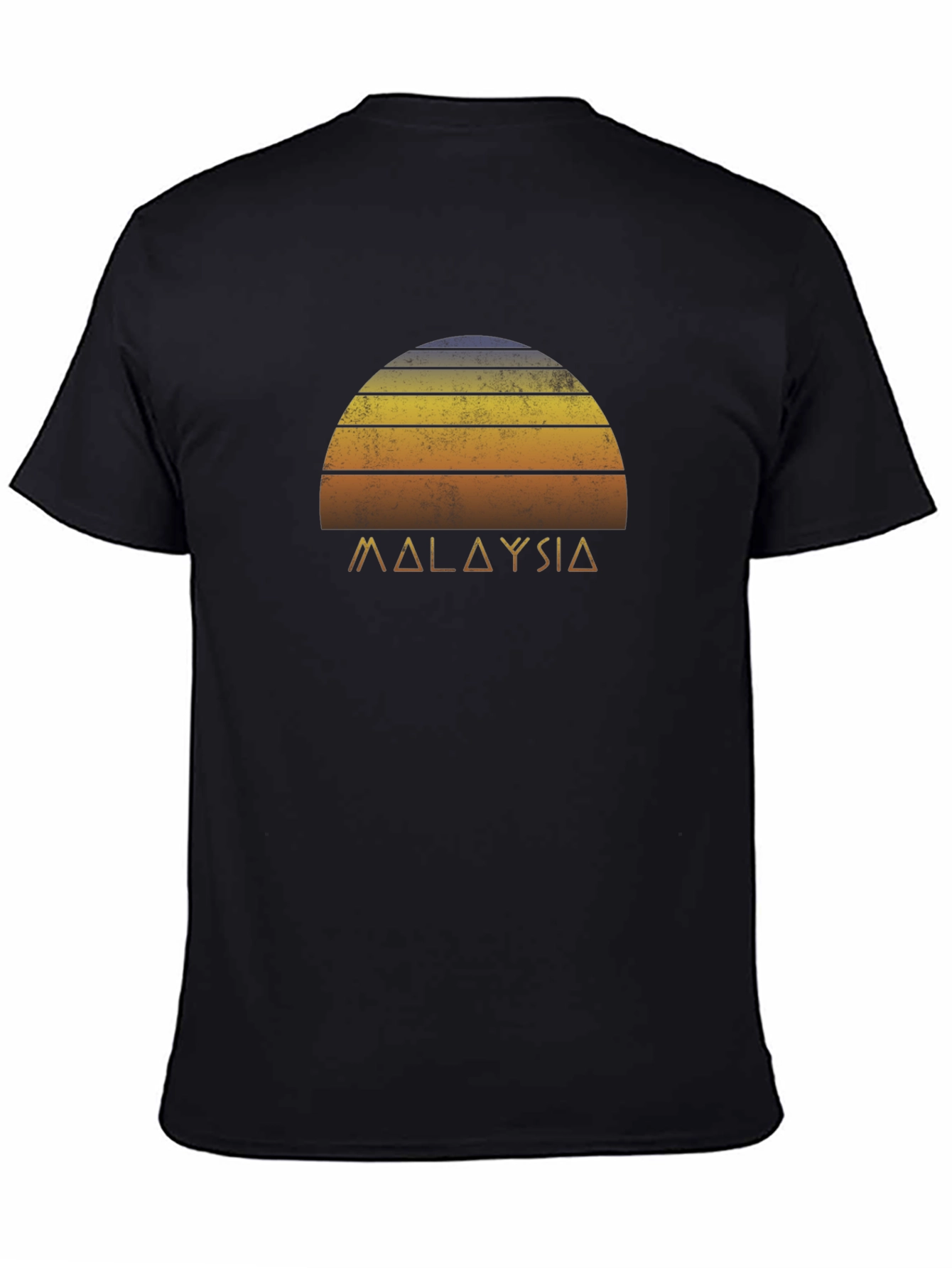 Retro Malaysia Sunset Graphic Tee - Soft Cotton