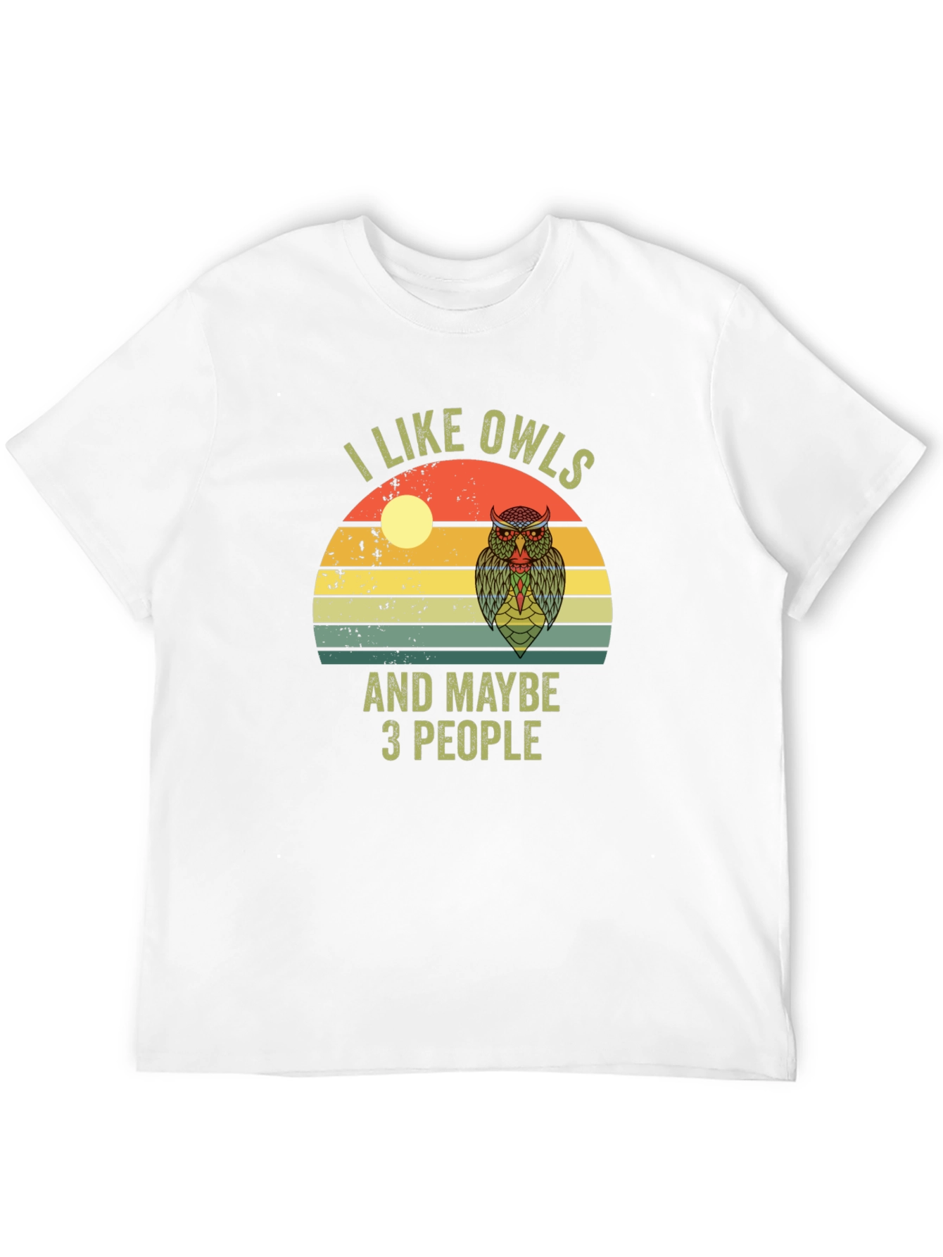 I Like Owls and Maybe 3 People T-Shirt