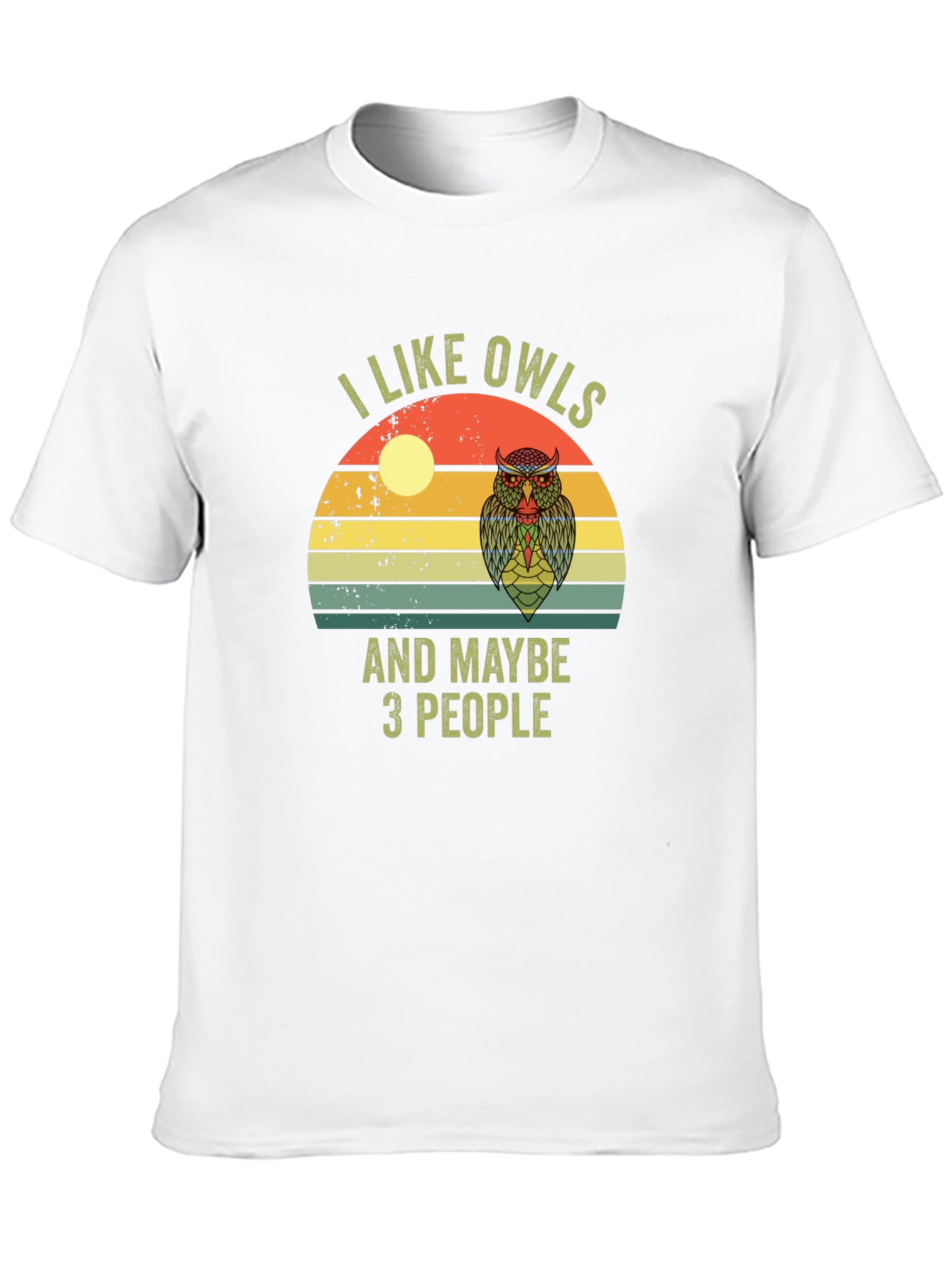 I Like Owls and Maybe 3 People T-Shirt