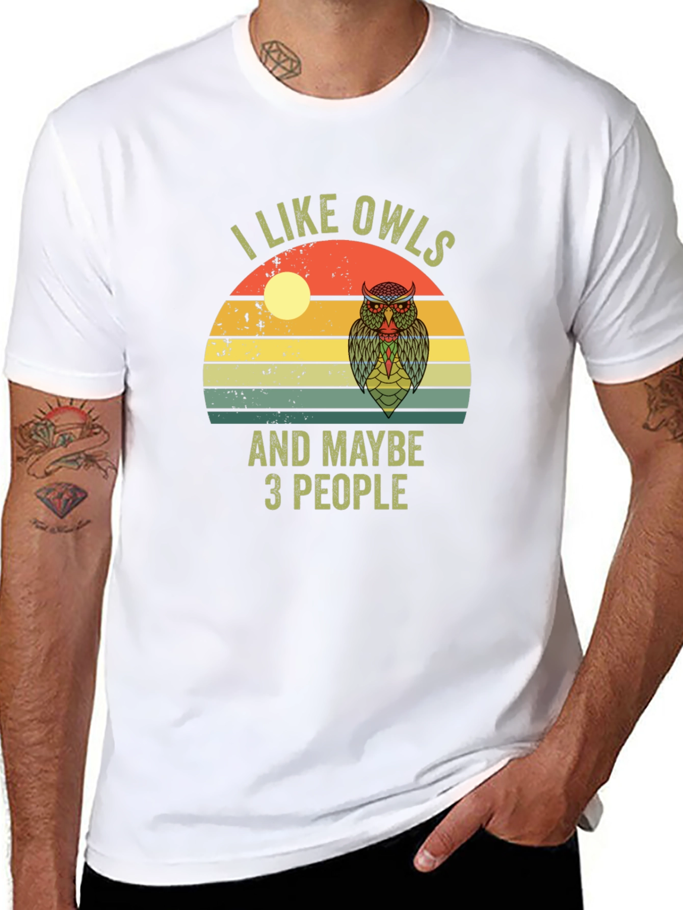 I Like Owls and Maybe 3 People T-Shirt
