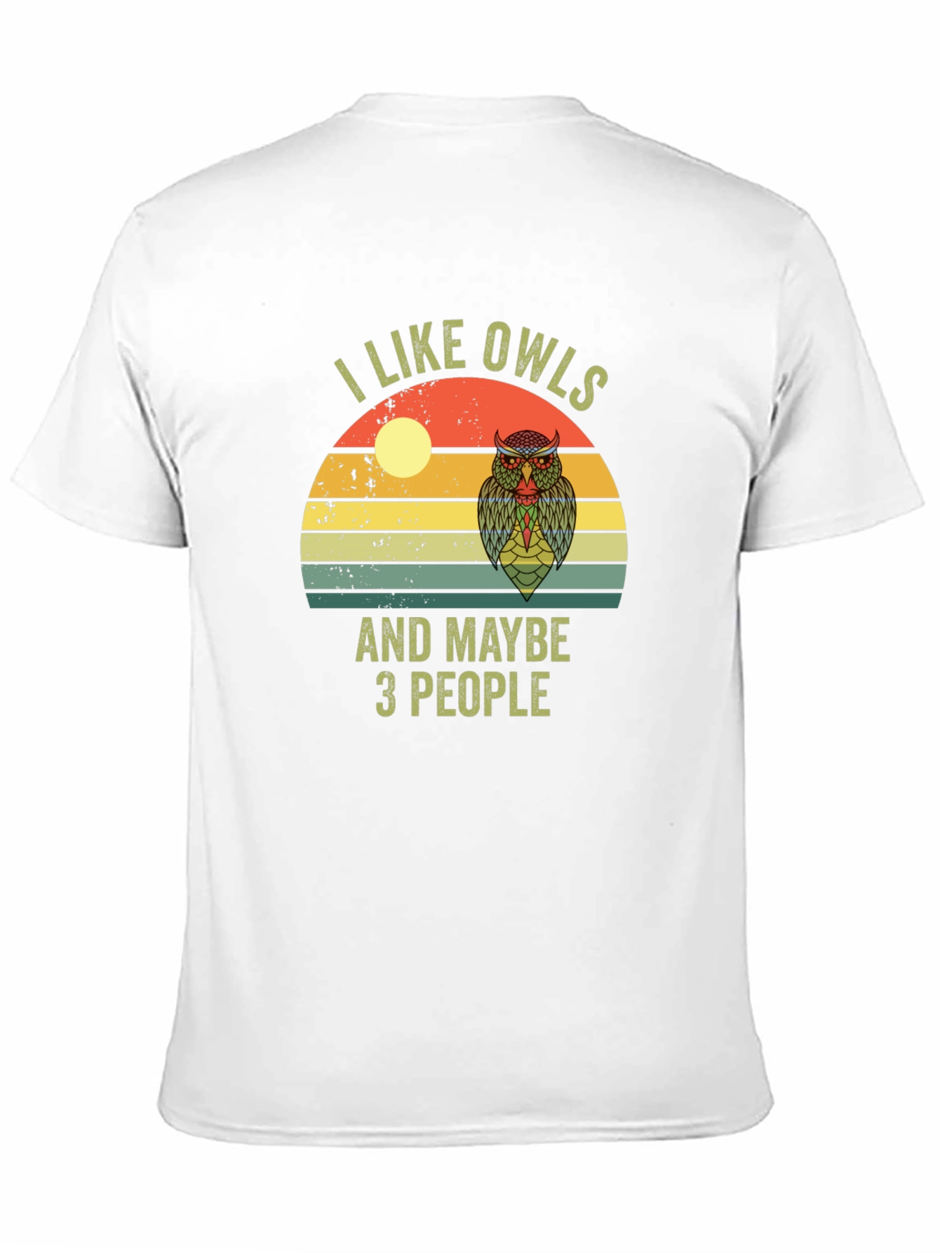 I Like Owls and Maybe 3 People T-Shirt