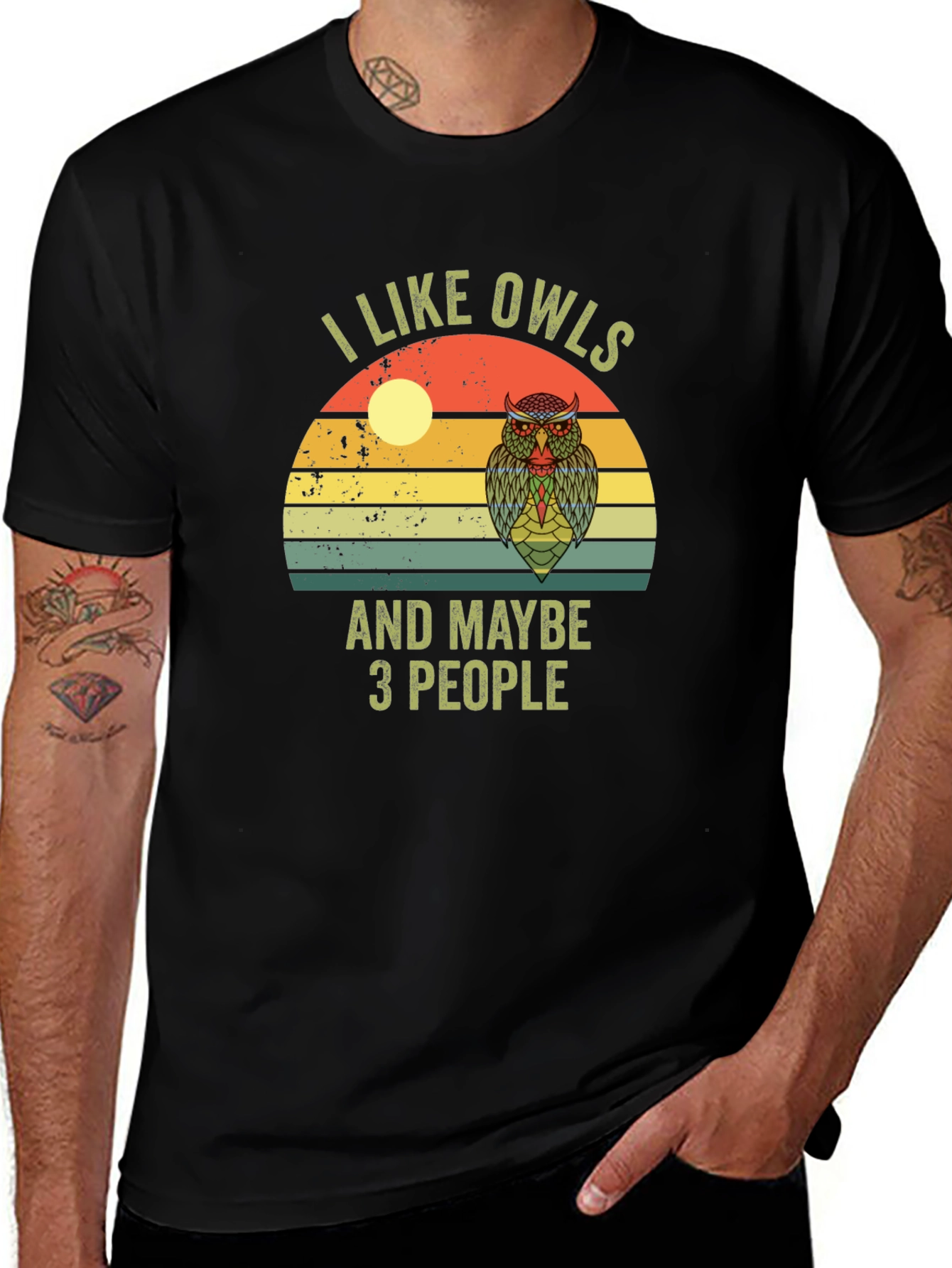 I Like Owls and Maybe 3 People T-Shirt