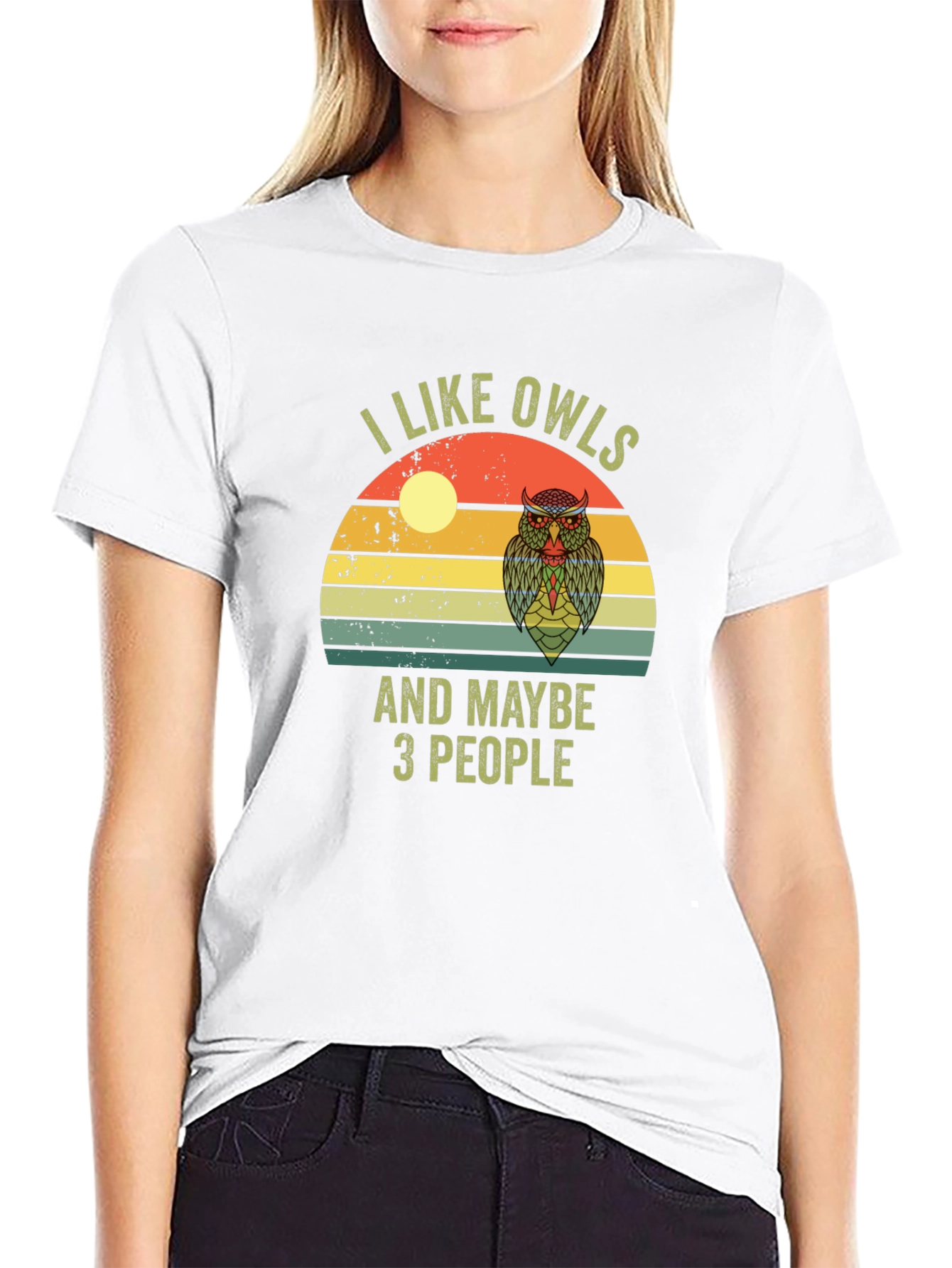 I Like Owls and Maybe 3 People T-Shirt