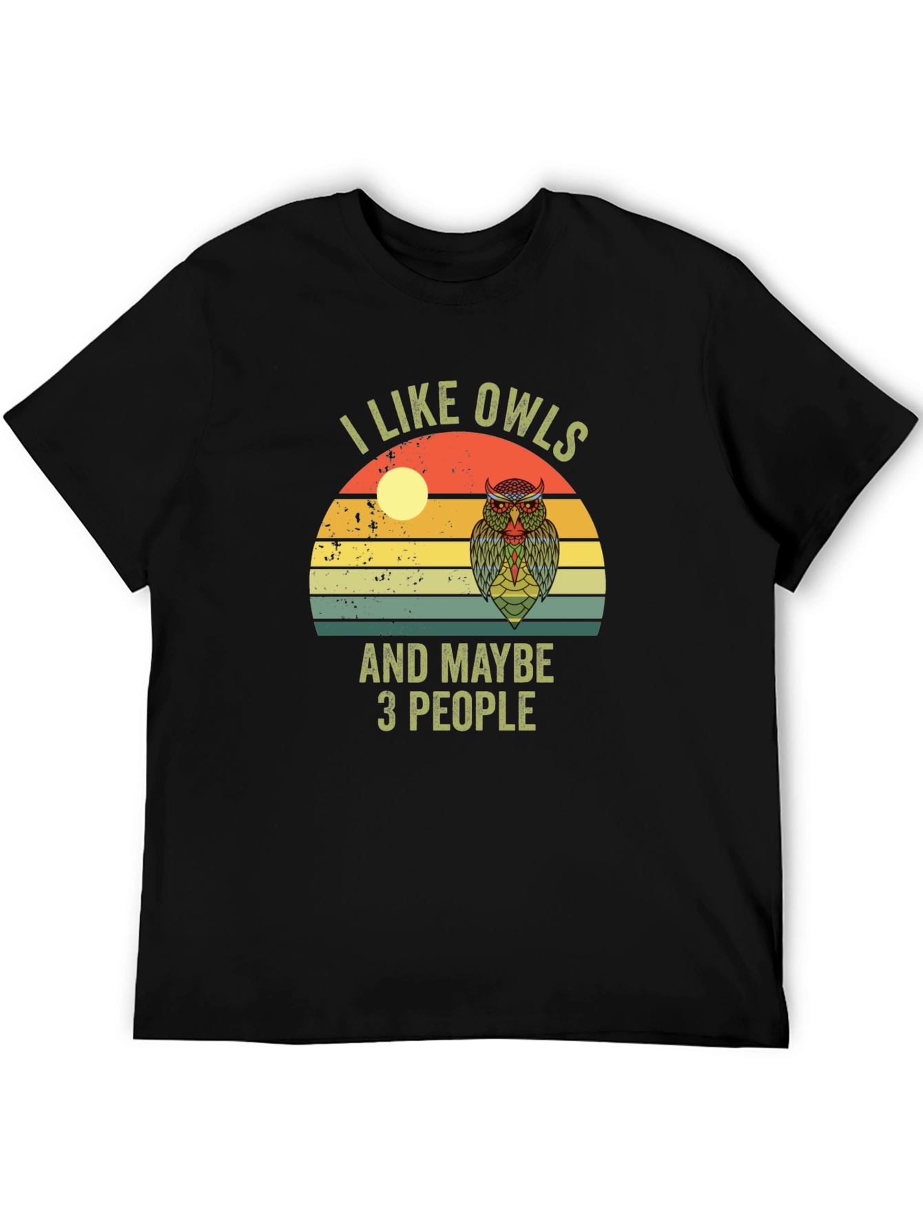 I Like Owls and Maybe 3 People T-Shirt