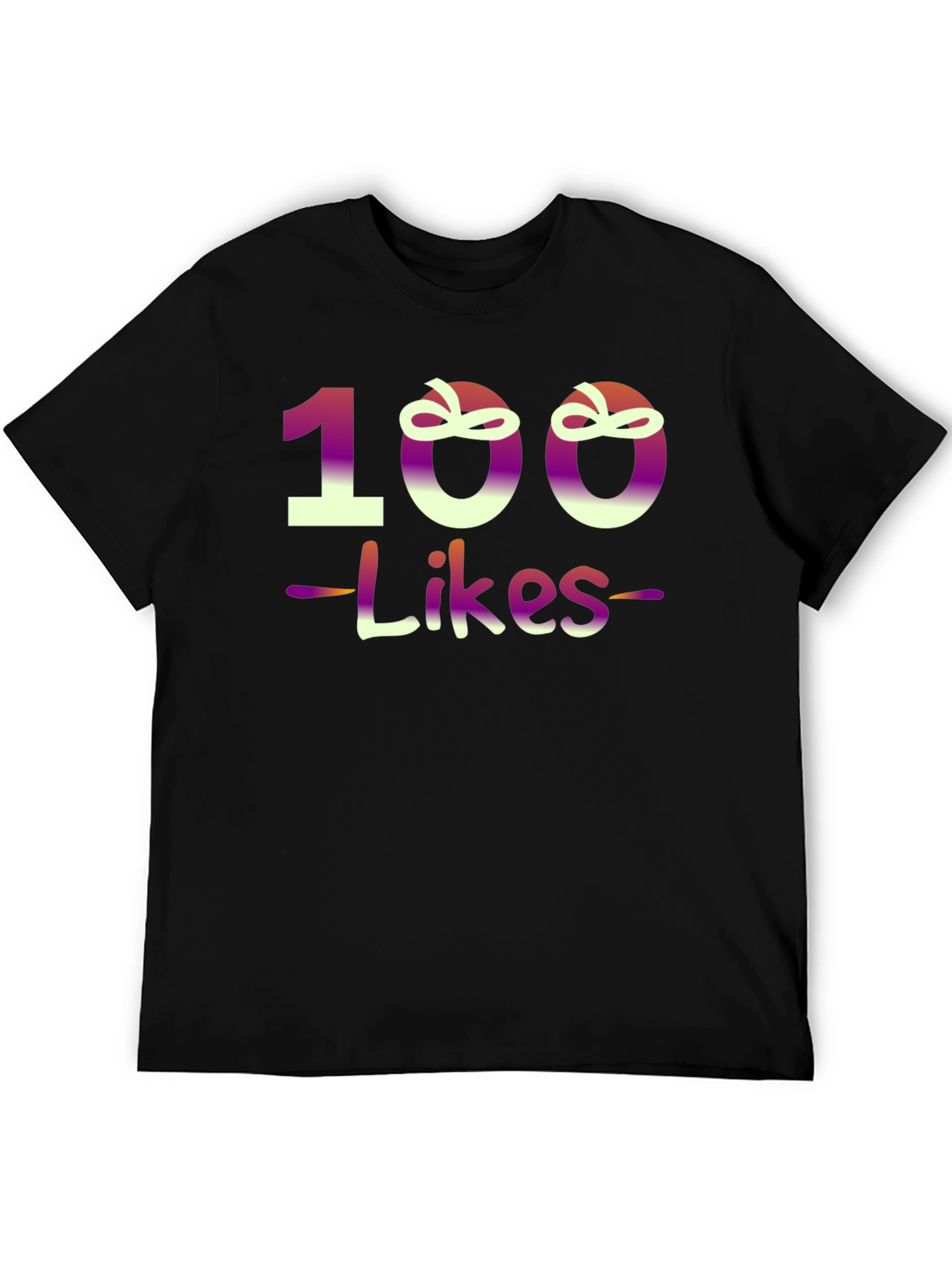 100 Likes Graphic T-Shirt - Trendy Design