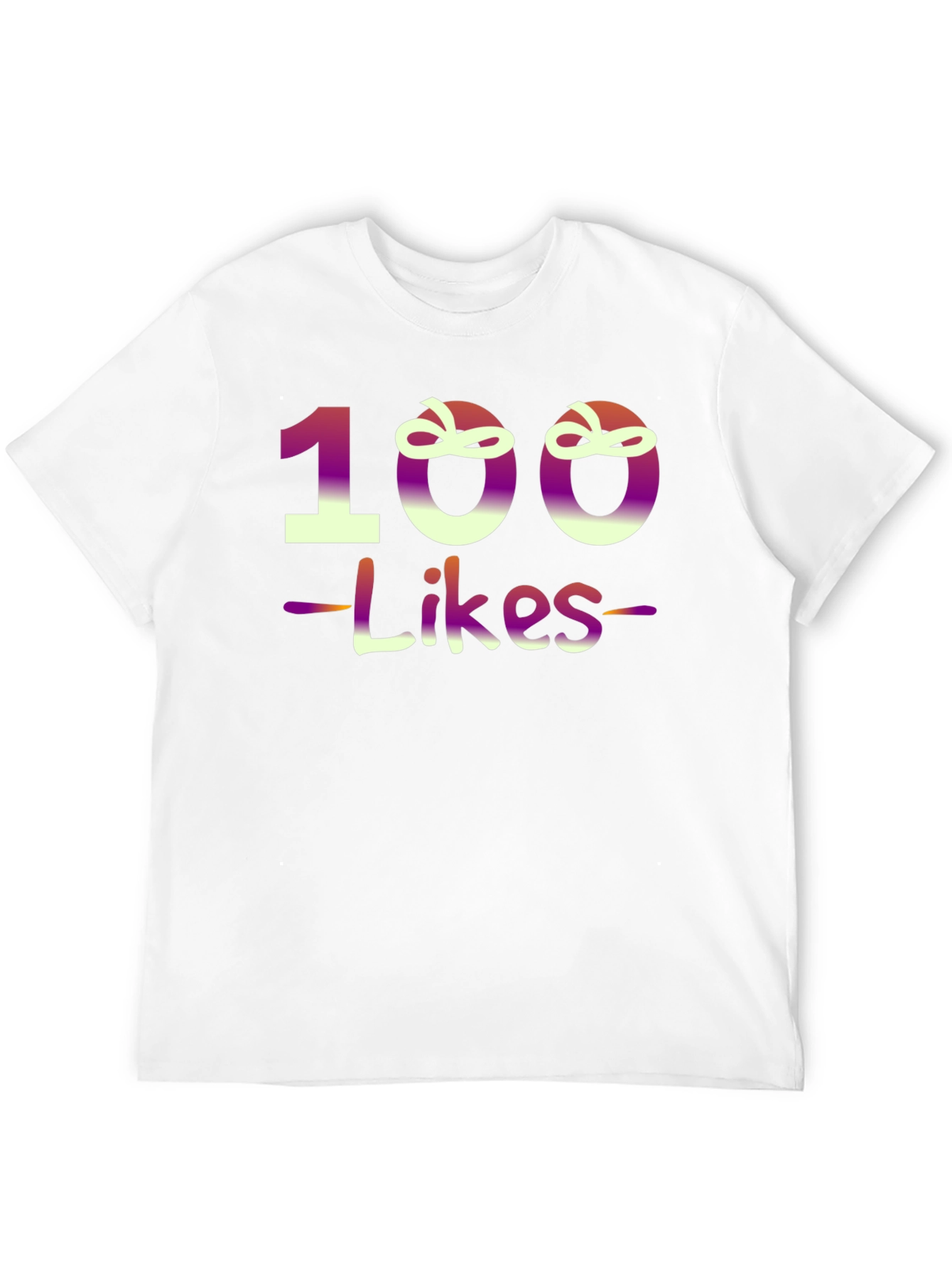 100 Likes Graphic T-Shirt - Trendy Design