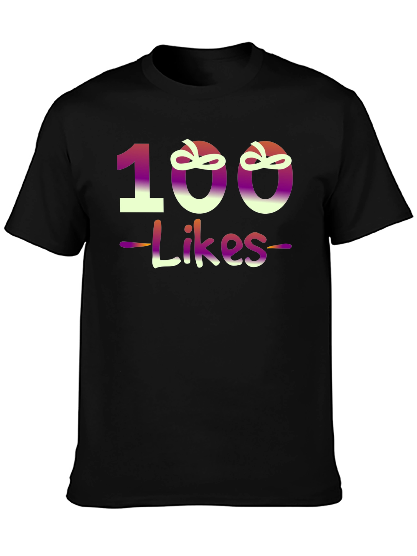 100 Likes Graphic T-Shirt - Trendy Design