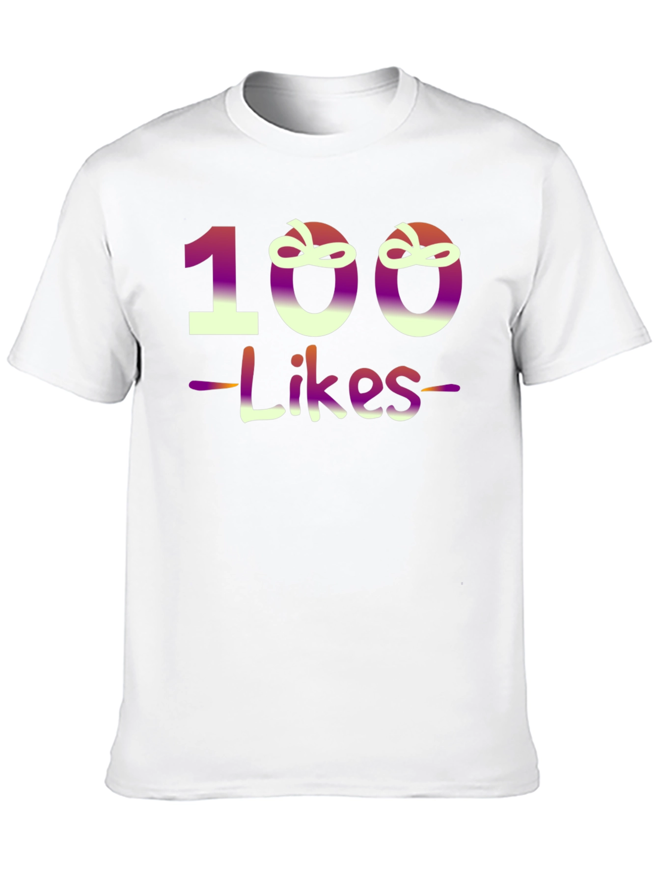 100 Likes Graphic T-Shirt - Trendy Design