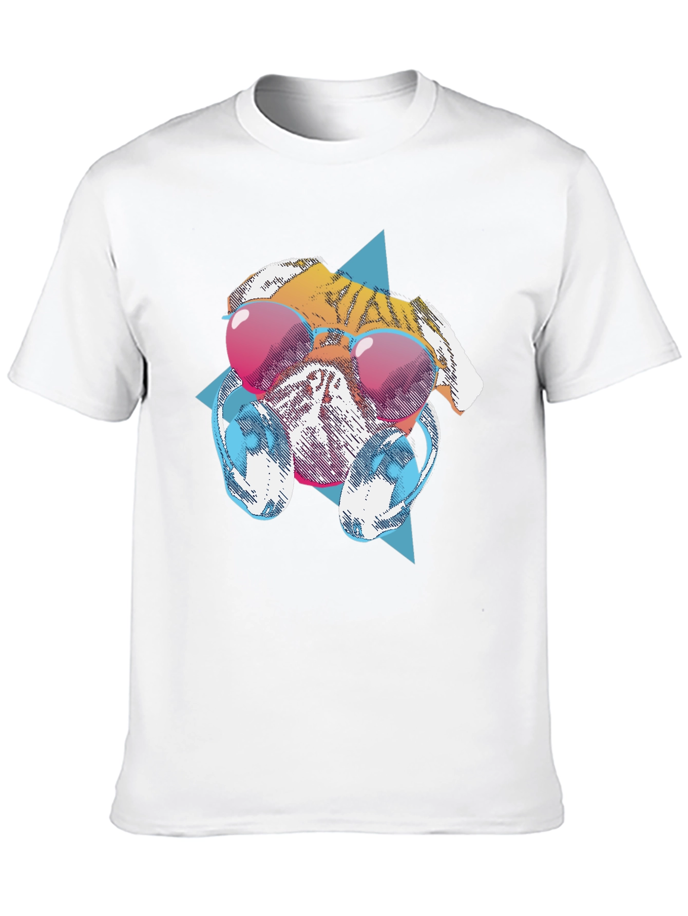 Cool Dog Graphic Tee - Black T-Shirt