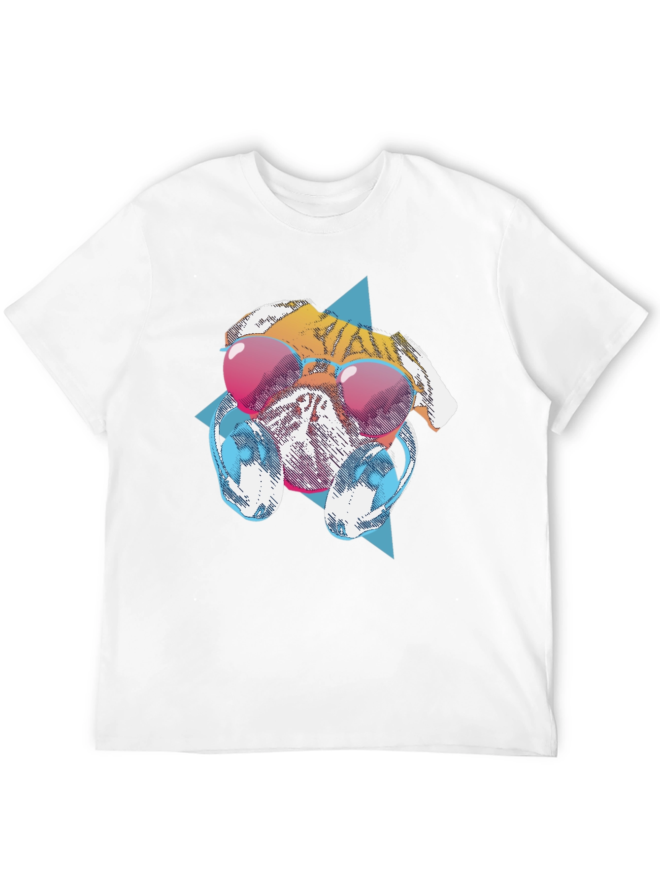 Cool Dog Graphic Tee - Black T-Shirt