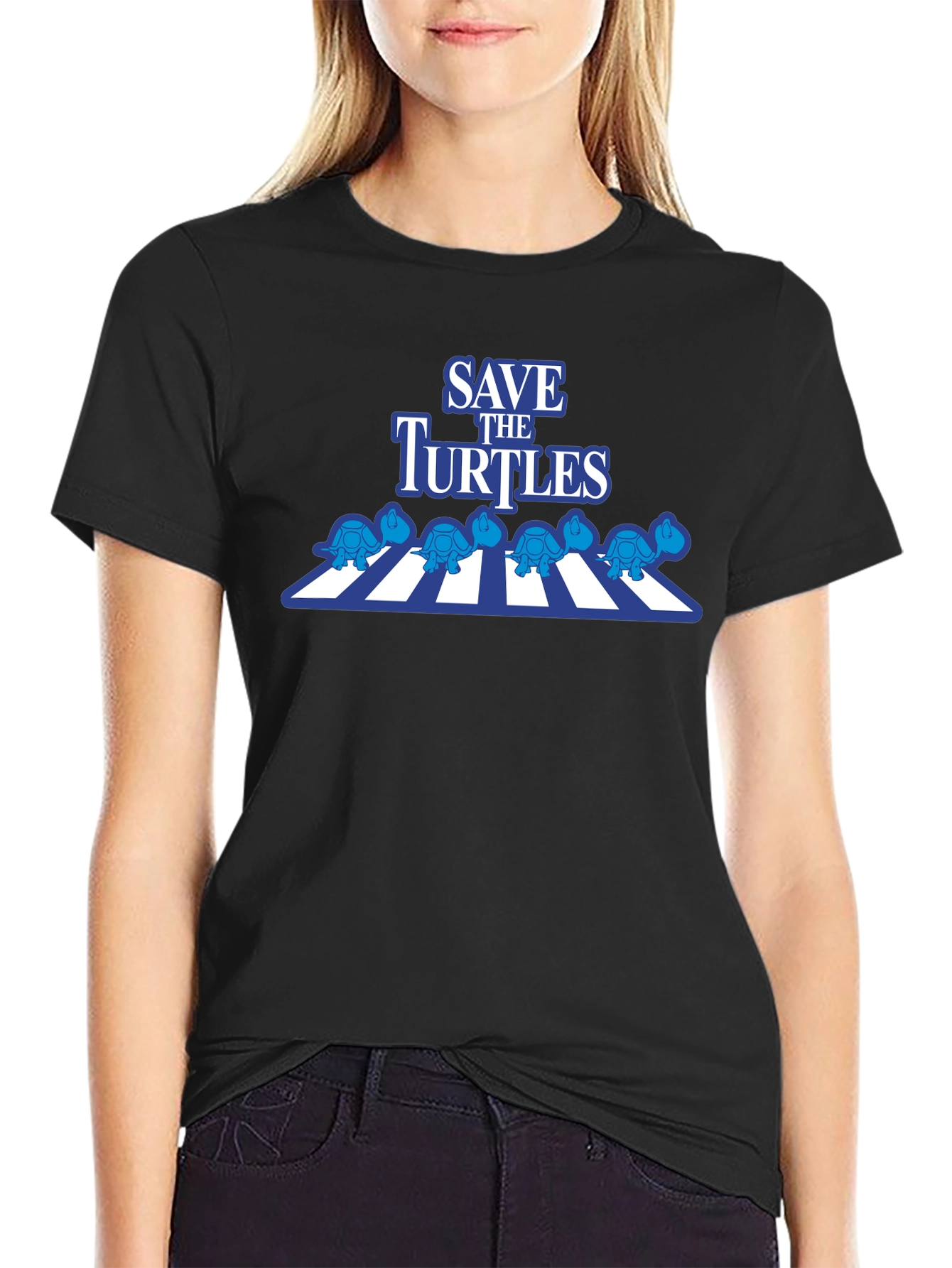 Save the Turtles T-Shirt - Abbey Road Style