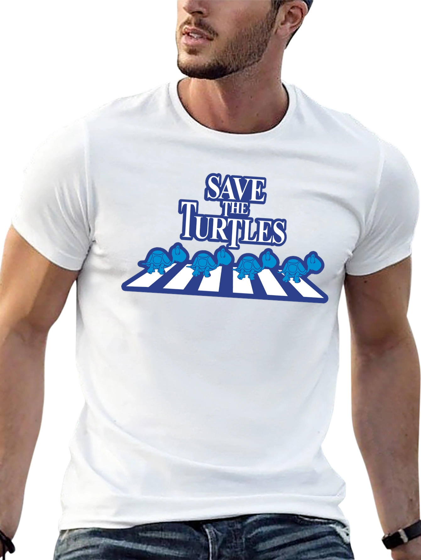 Save the Turtles T-Shirt - Abbey Road Style