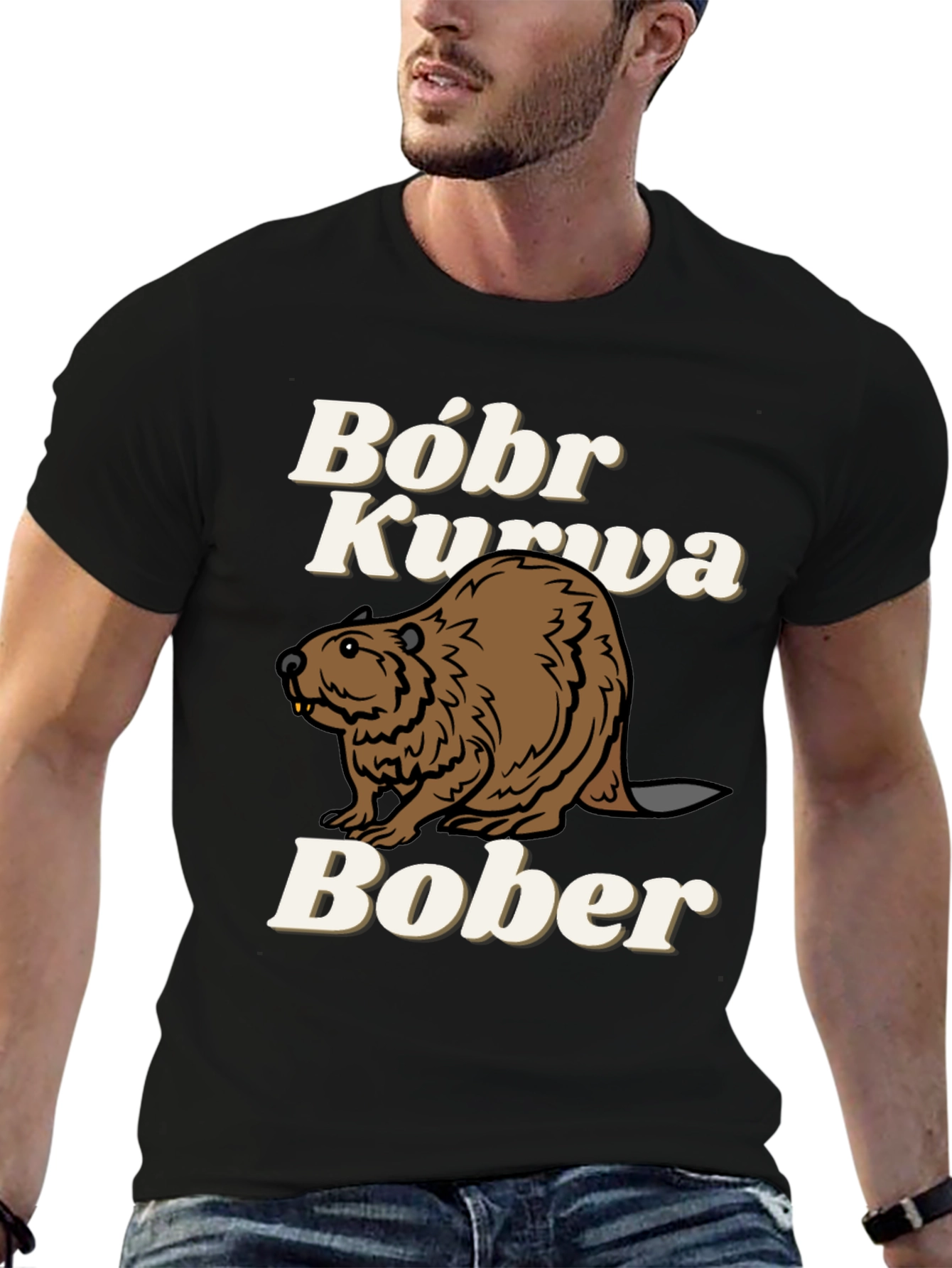 Bóbr Kurva Bober Funny Beaver T-Shirt