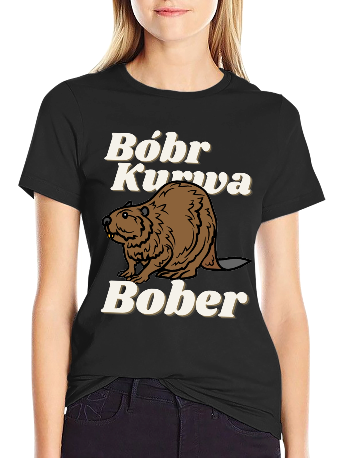 Bóbr Kurva Bober Funny Beaver T-Shirt