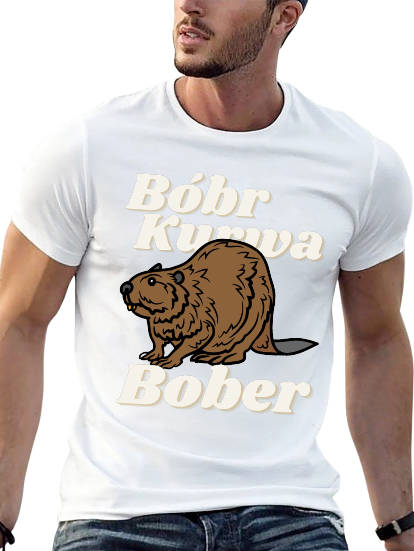 Bóbr Kurva Bober Funny Beaver T-Shirt