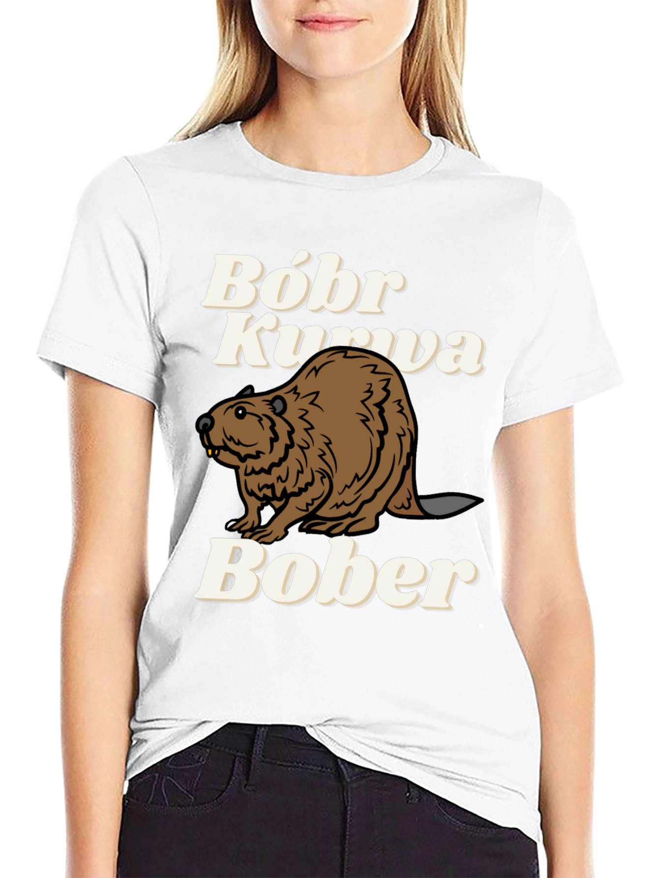 Bóbr Kurva Bober Funny Beaver T-Shirt