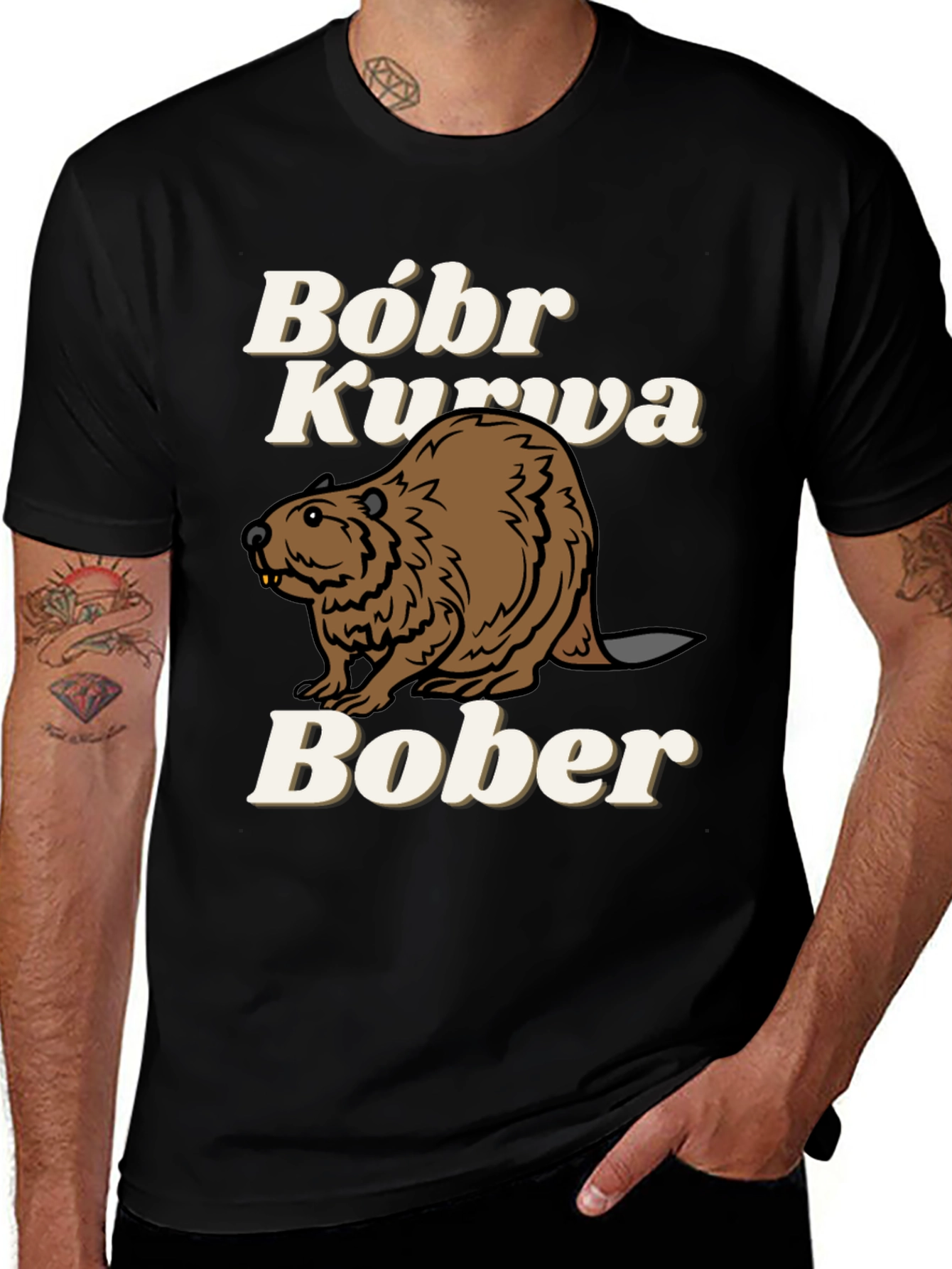 Bóbr Kurva Bober Funny Beaver T-Shirt