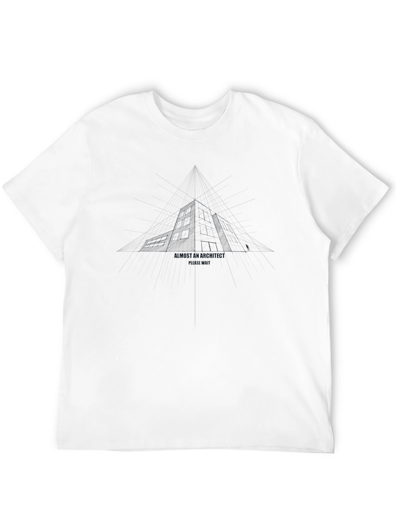 Architectural Blueprint Tee - Mens Black T-Shirt