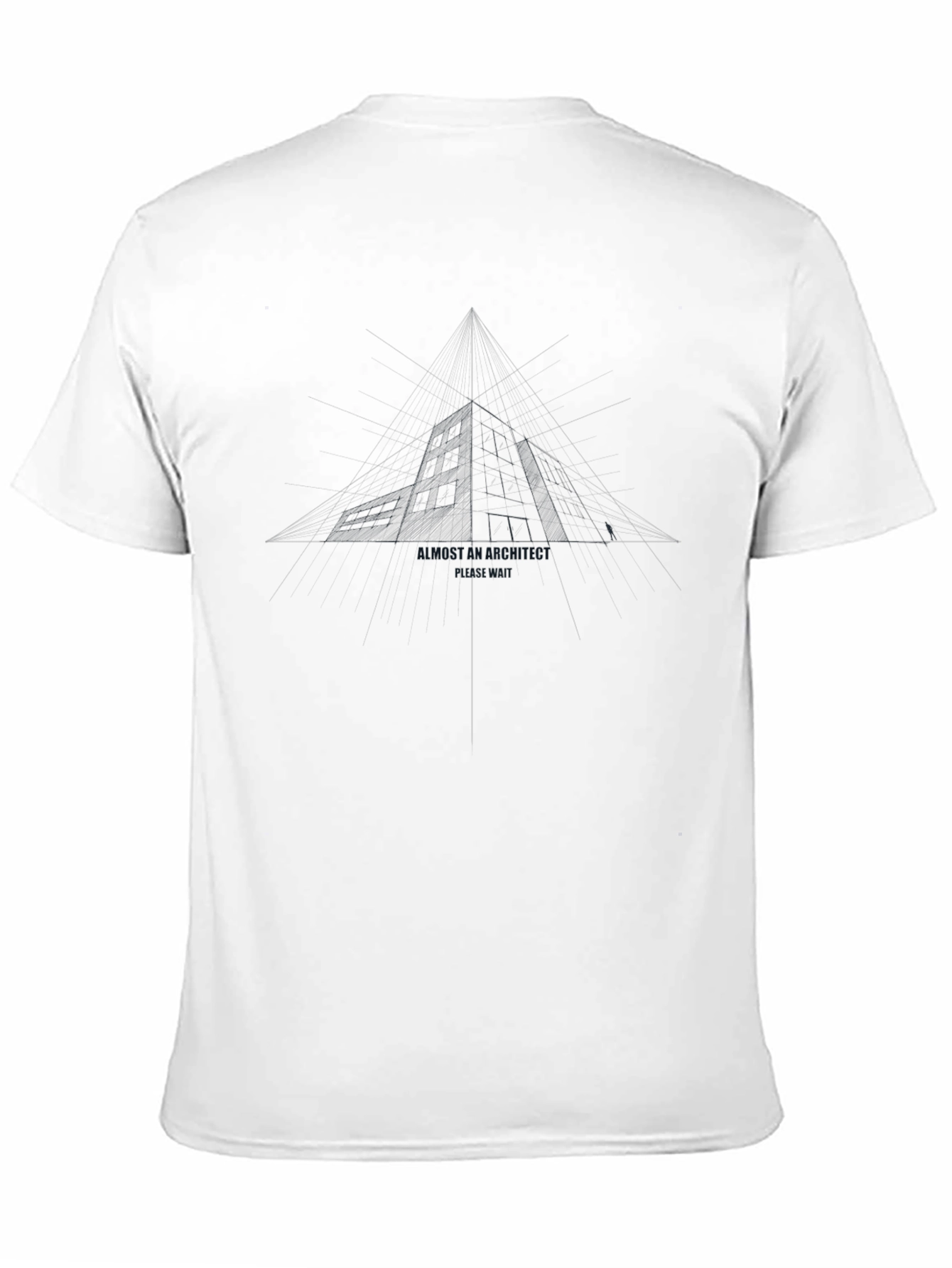 Architectural Blueprint Tee - Mens Black T-Shirt