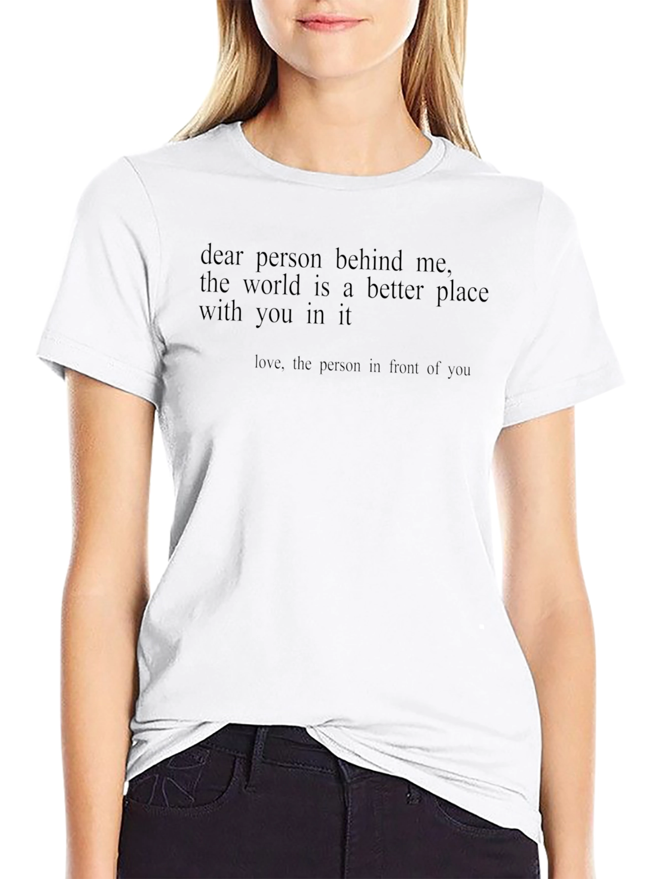 Inspirational Message T-Shirt - Spread Positivity