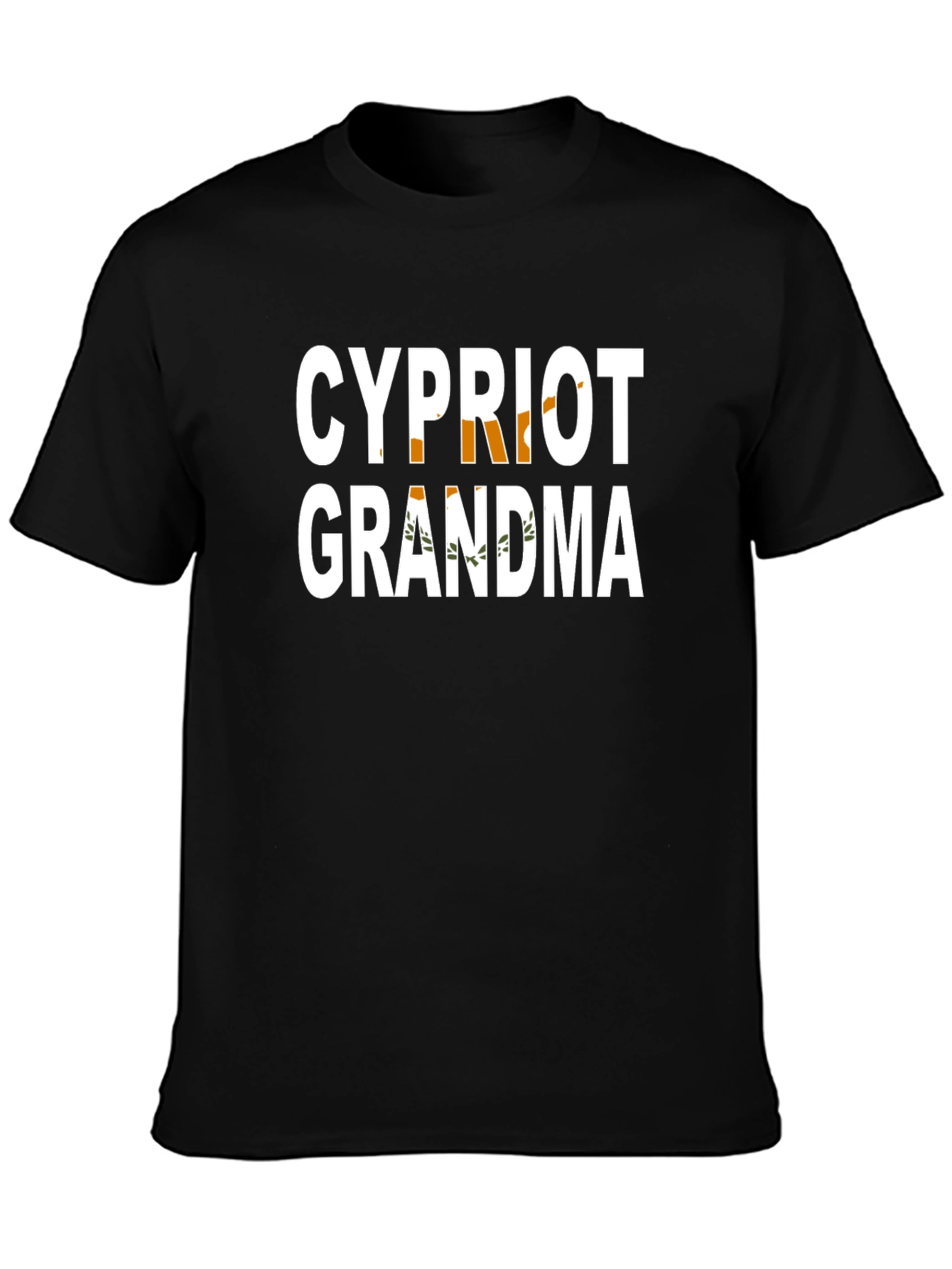 Cypriot Grandma Black T-Shirt