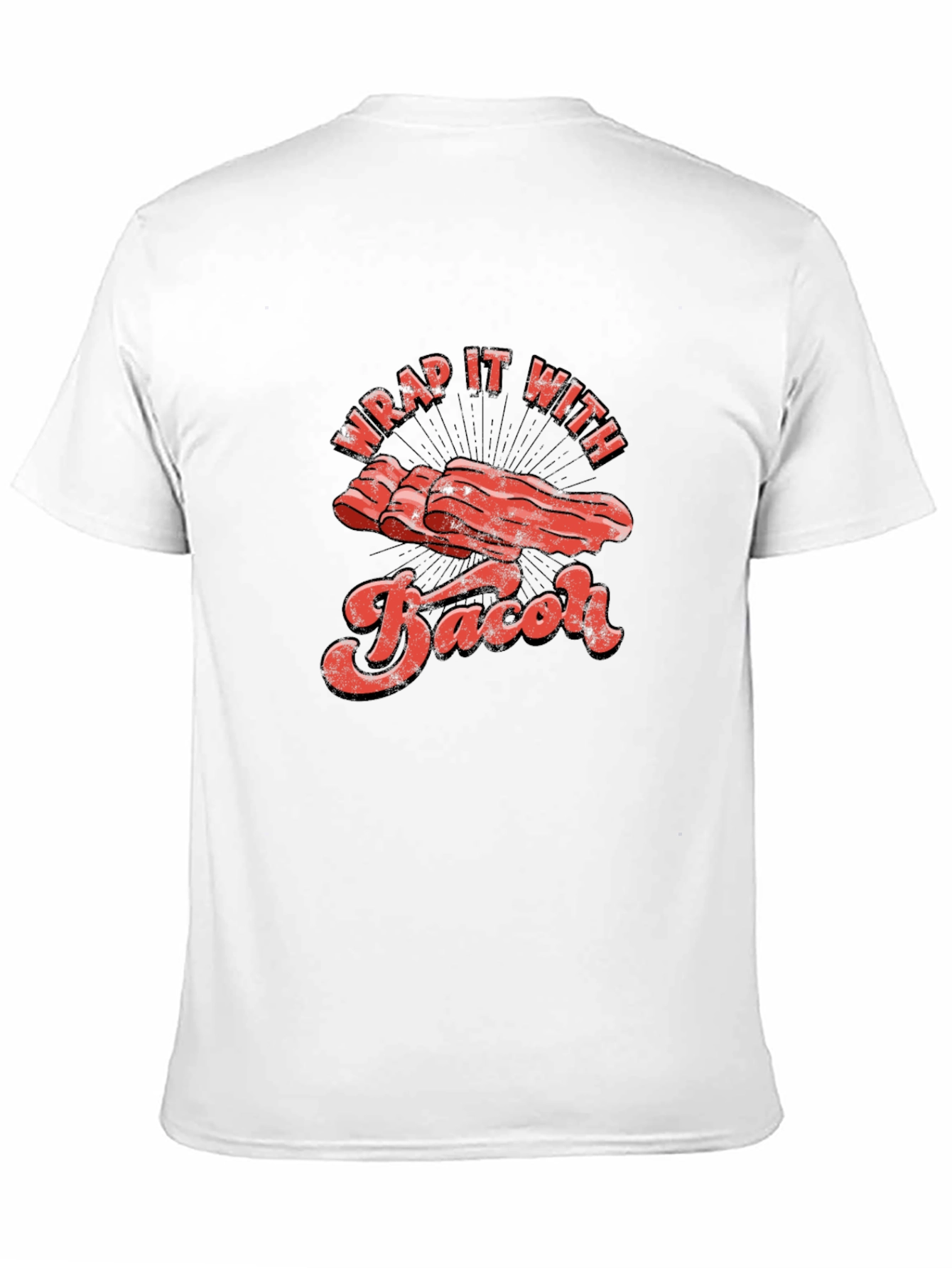 Wrap It With Bacon Graphic T-Shirt
