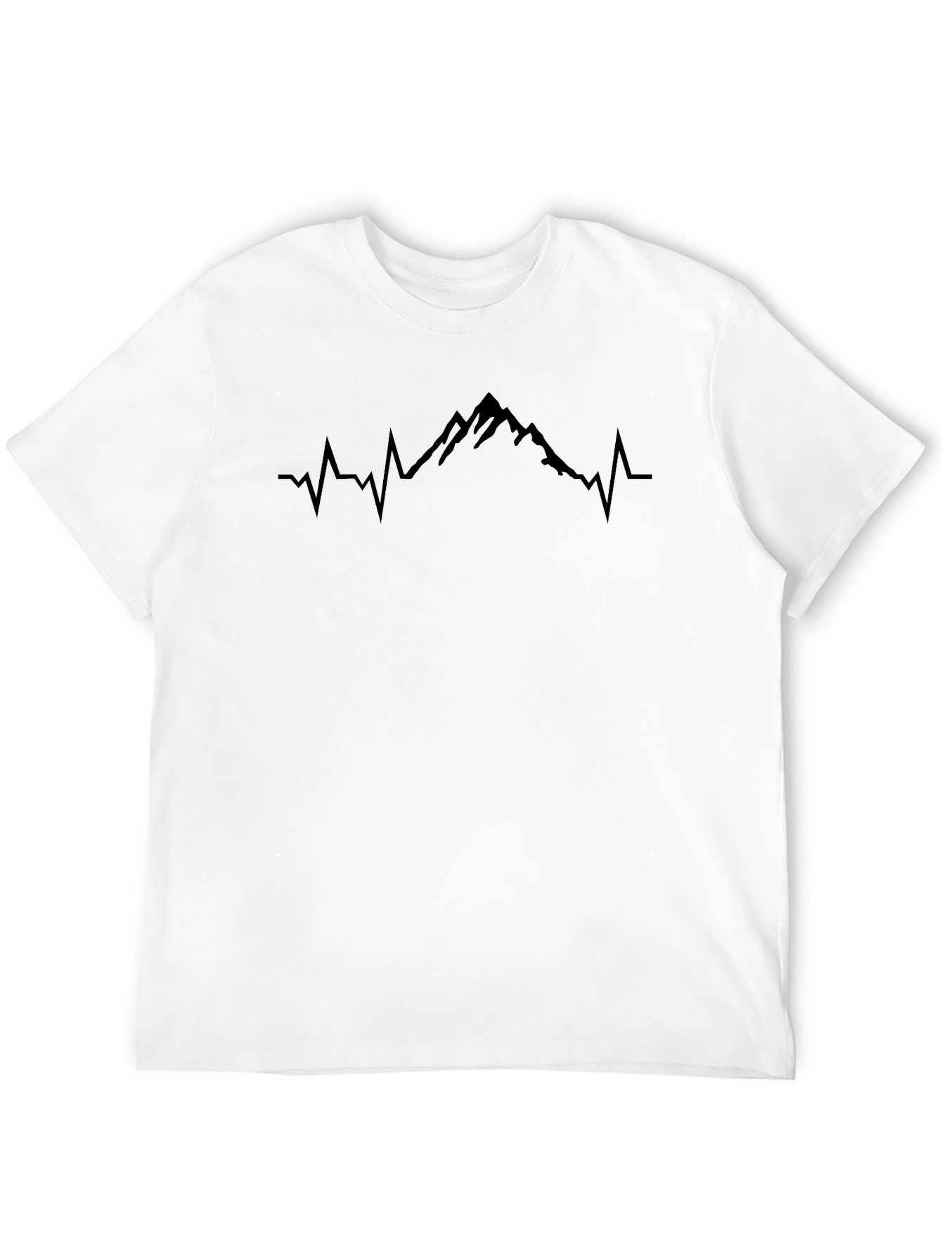 Mountain Heartbeat T-Shirt - Black